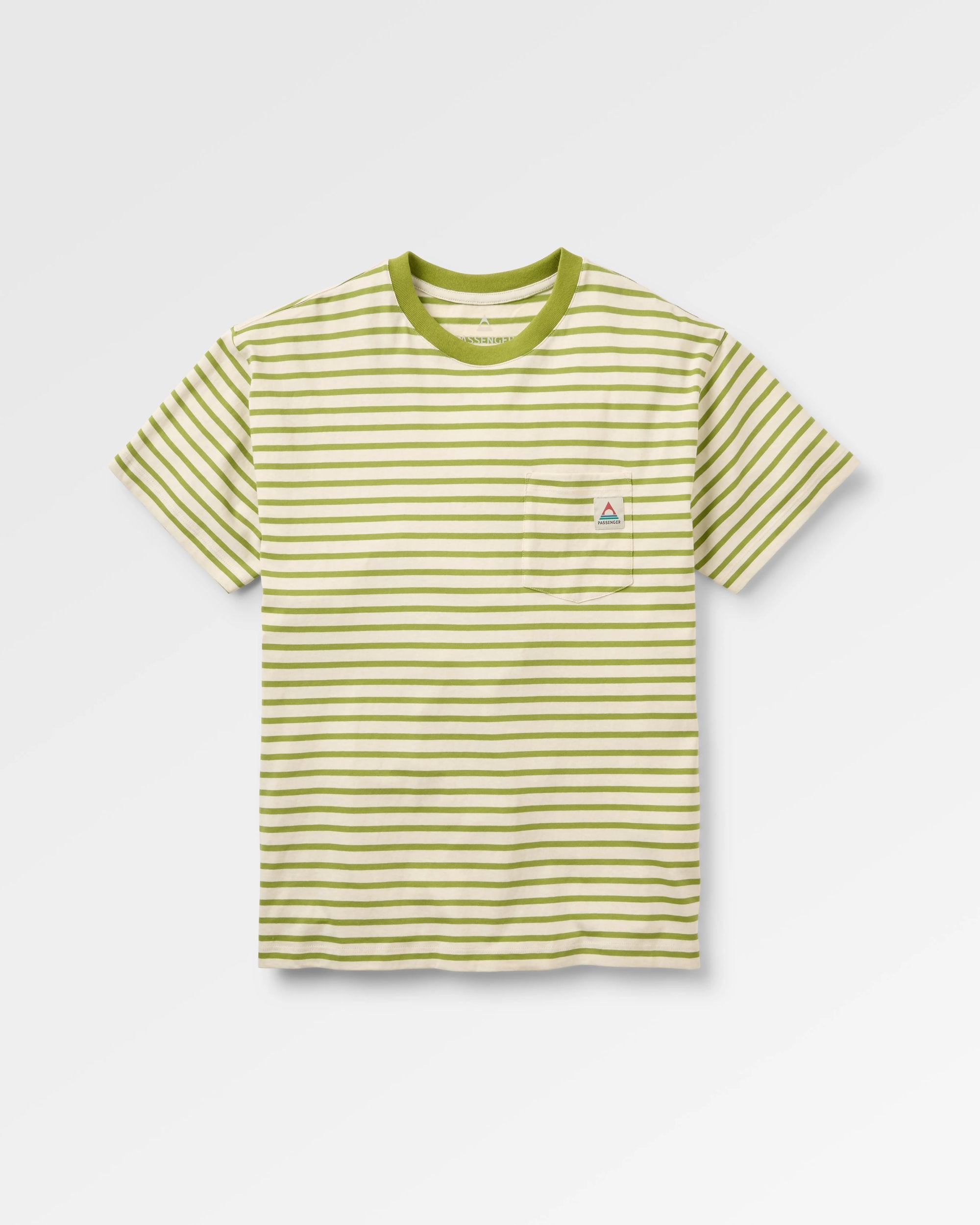 Zen Relaxed Fit T-Shirt - Tea Green - Flatlay