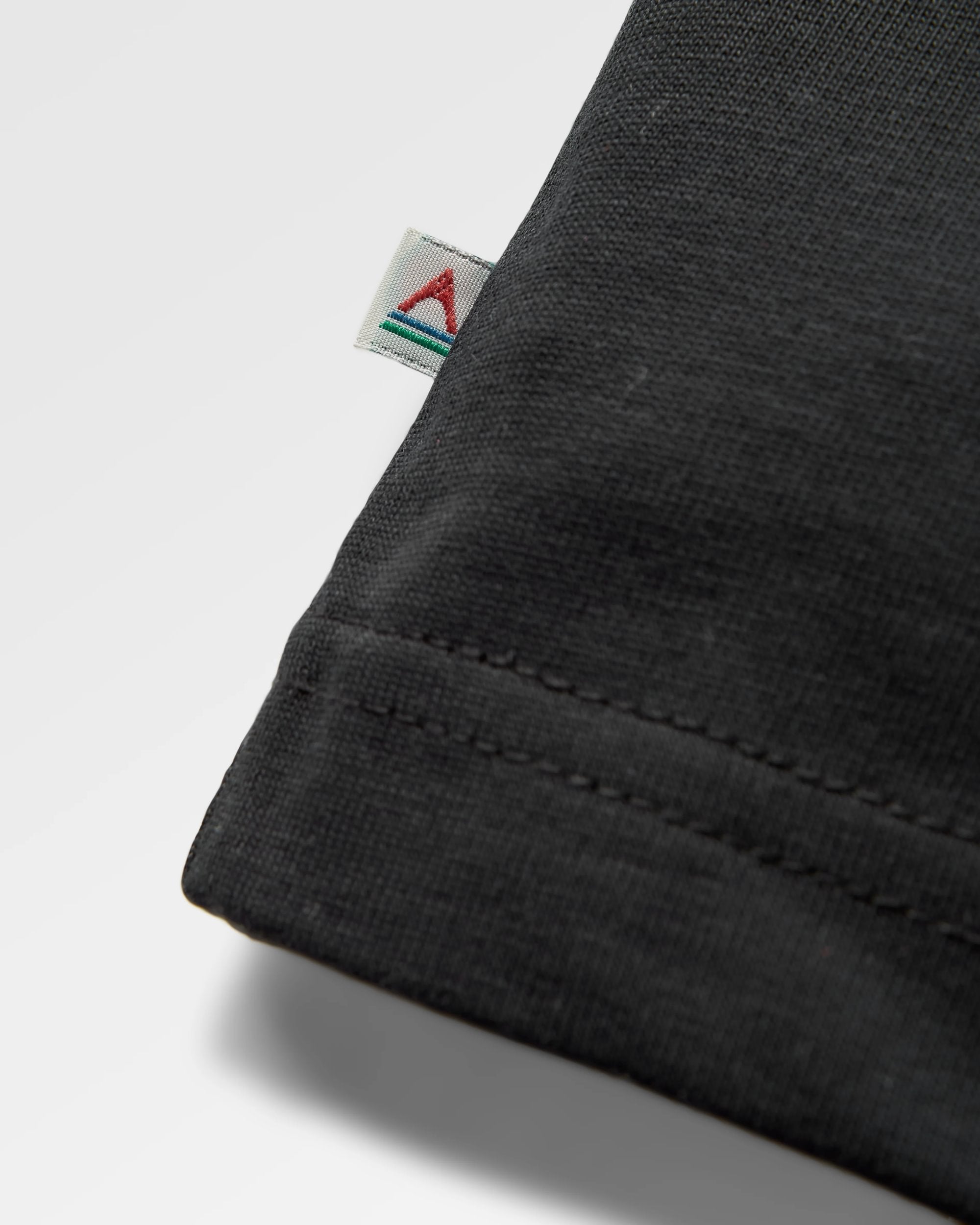 Vita Organic Relaxed Fit T-Shirt - Black - Flatlay