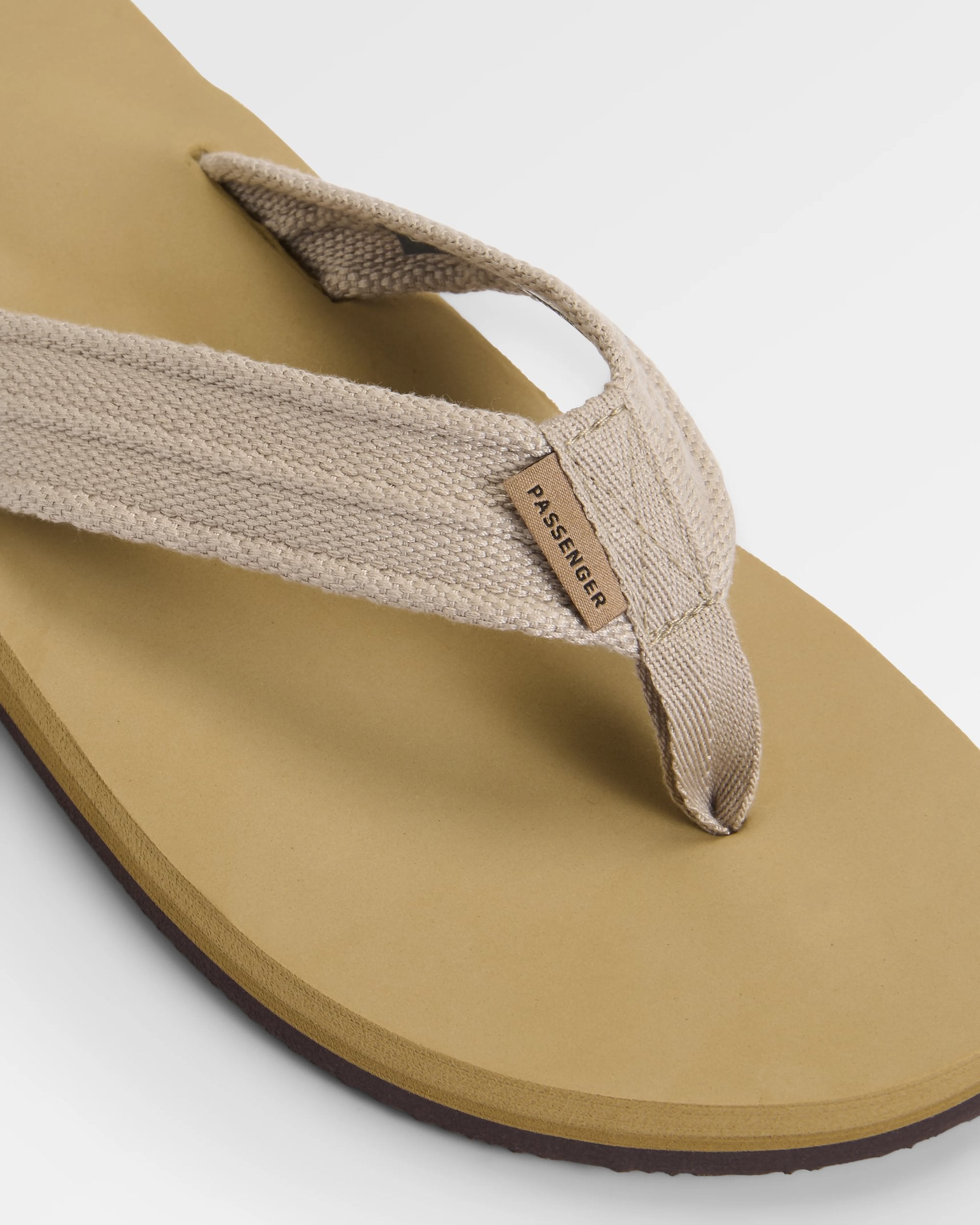 Santos Flip Flop 2.0 - Taupe - Flatlay