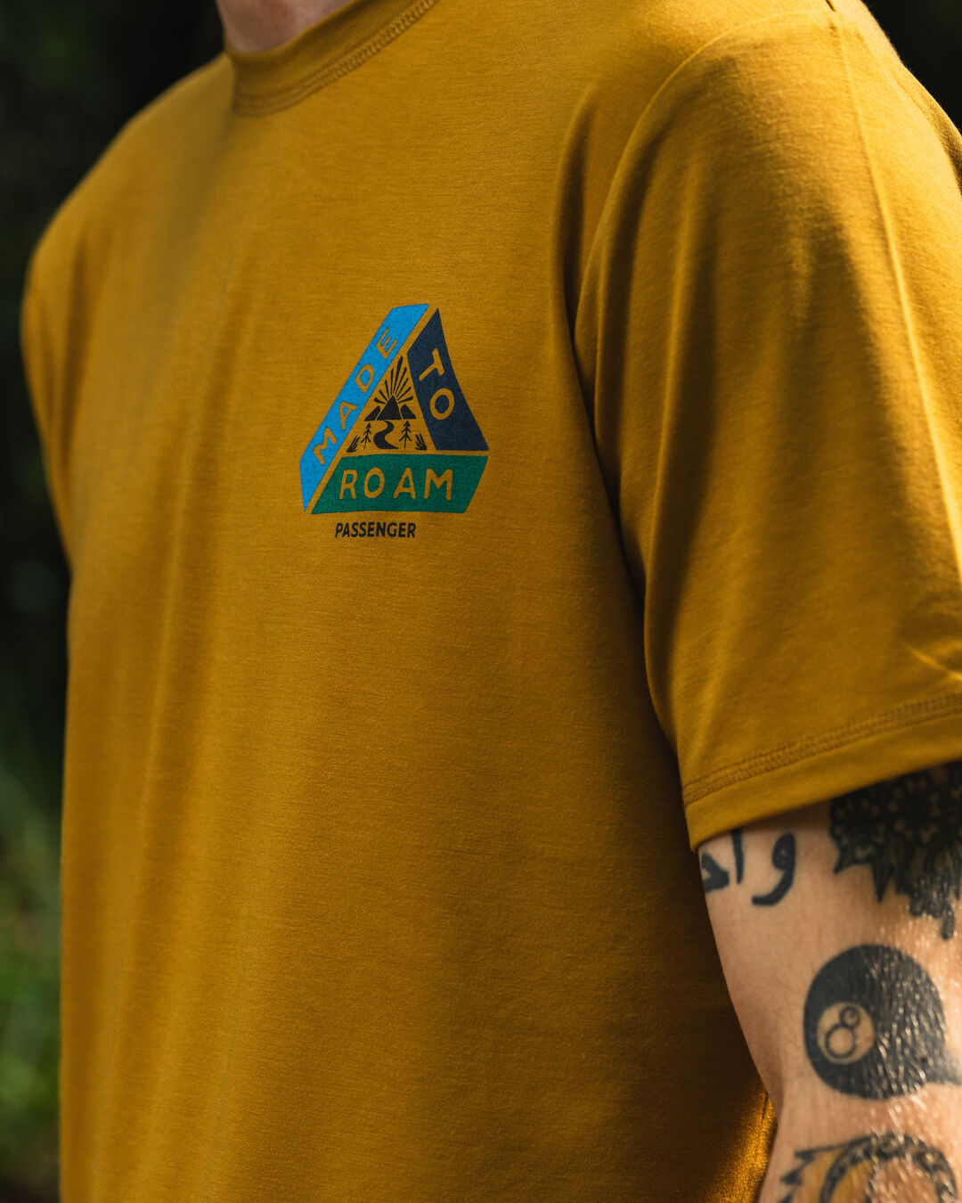 Trail Active Recycled T-shirt - Dusty Ochre