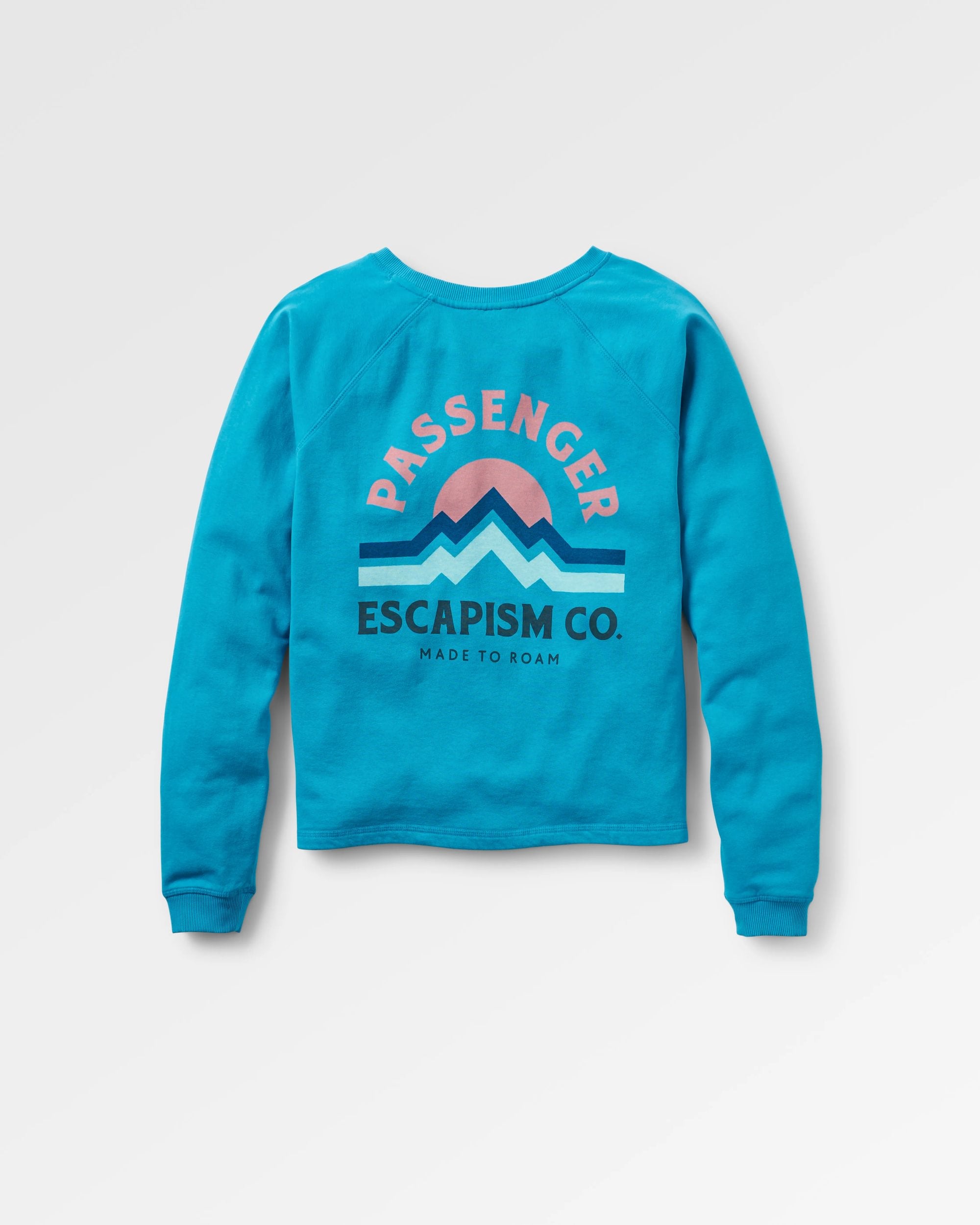 Breathe Recycled Cotton Sweatshirt - Bluejay - Flatlay