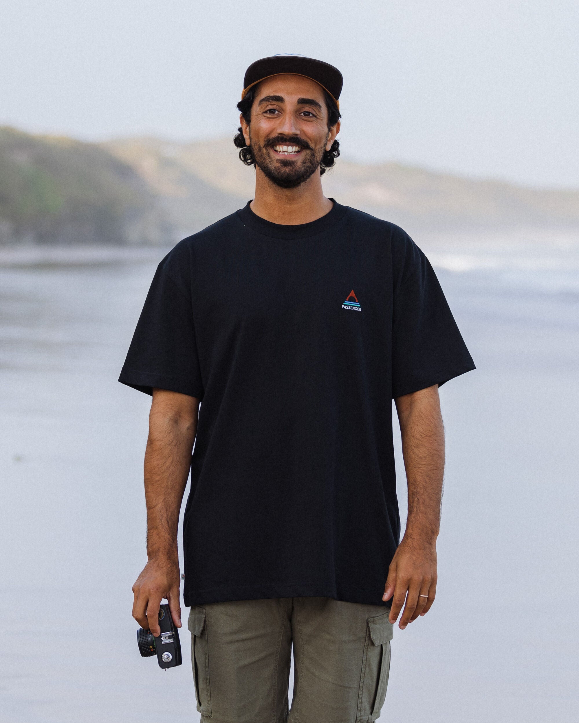 Vita Organic Relaxed Fit T-Shirt - Black - Lifestyle