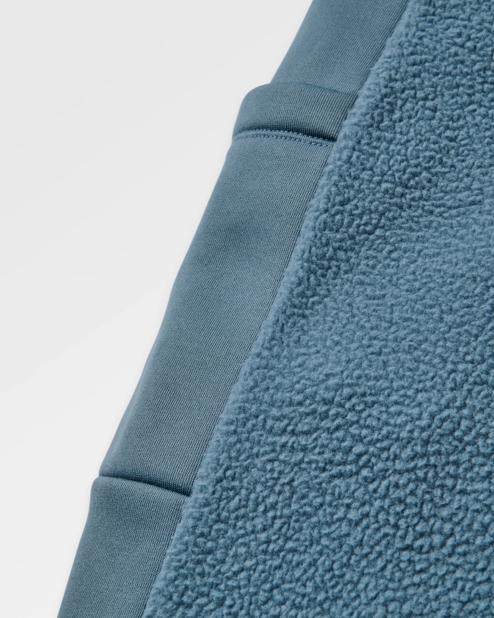 Campout Fleece Dungaree - Stormy Blue - Flatlay
