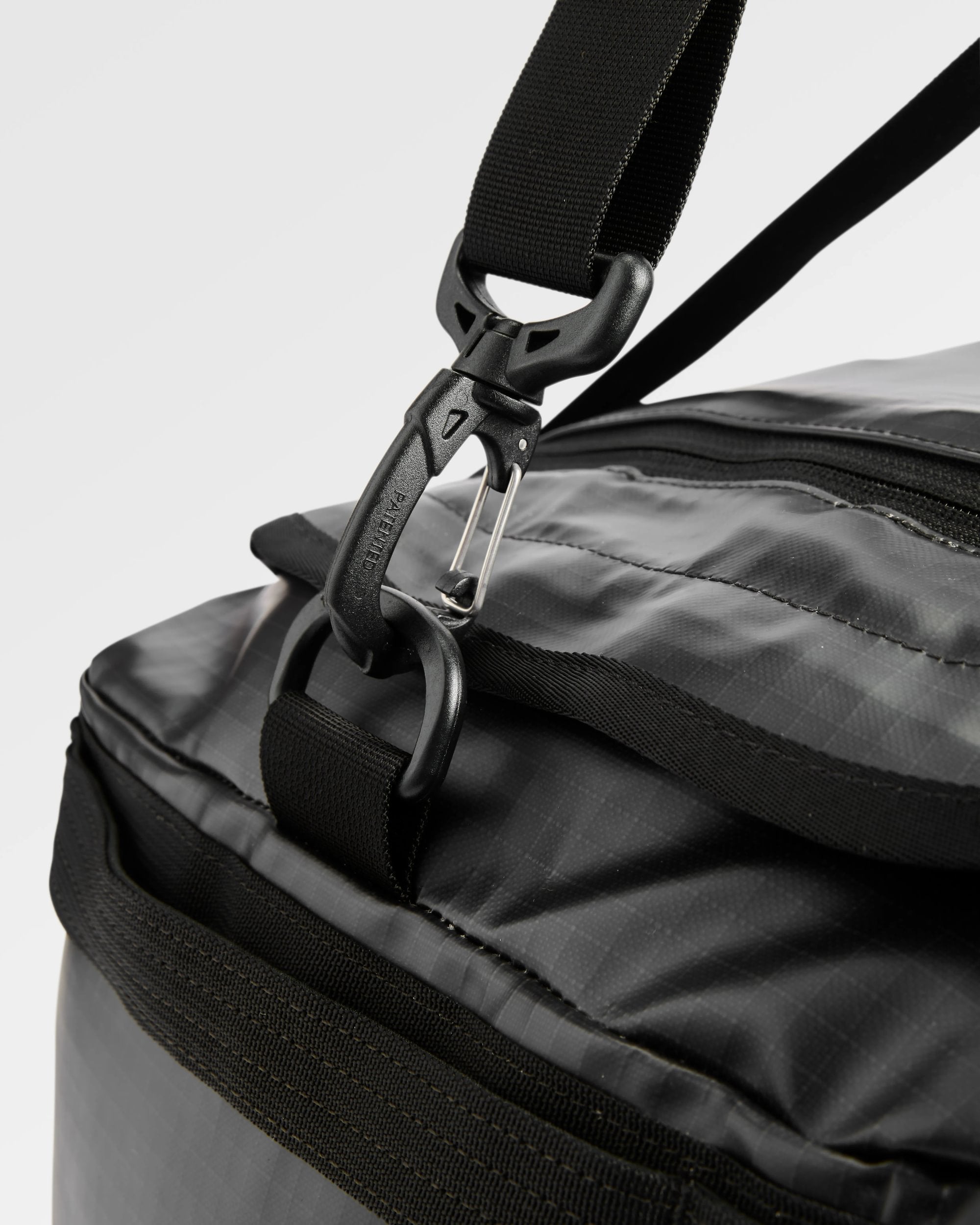 Roamer Recycled 40L Duffel Bag - Phantom Black - Flatlay