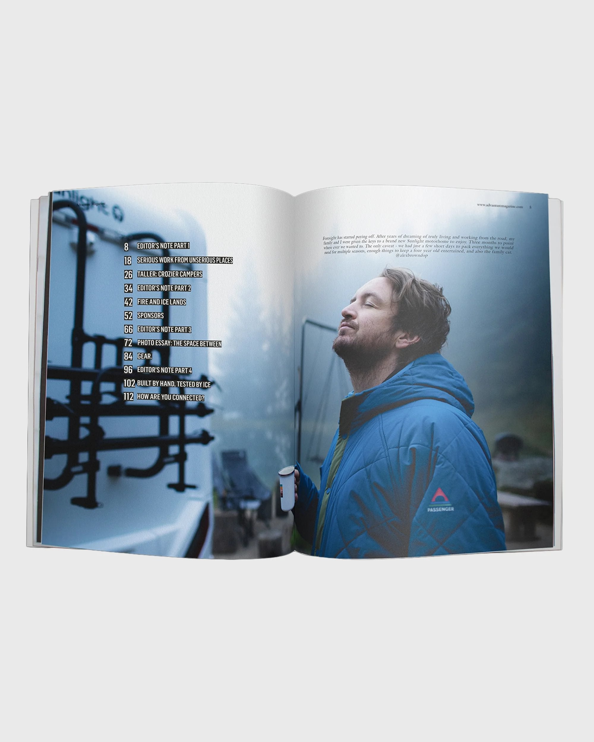 Advanture Magazine Issue 15 - Flatlay