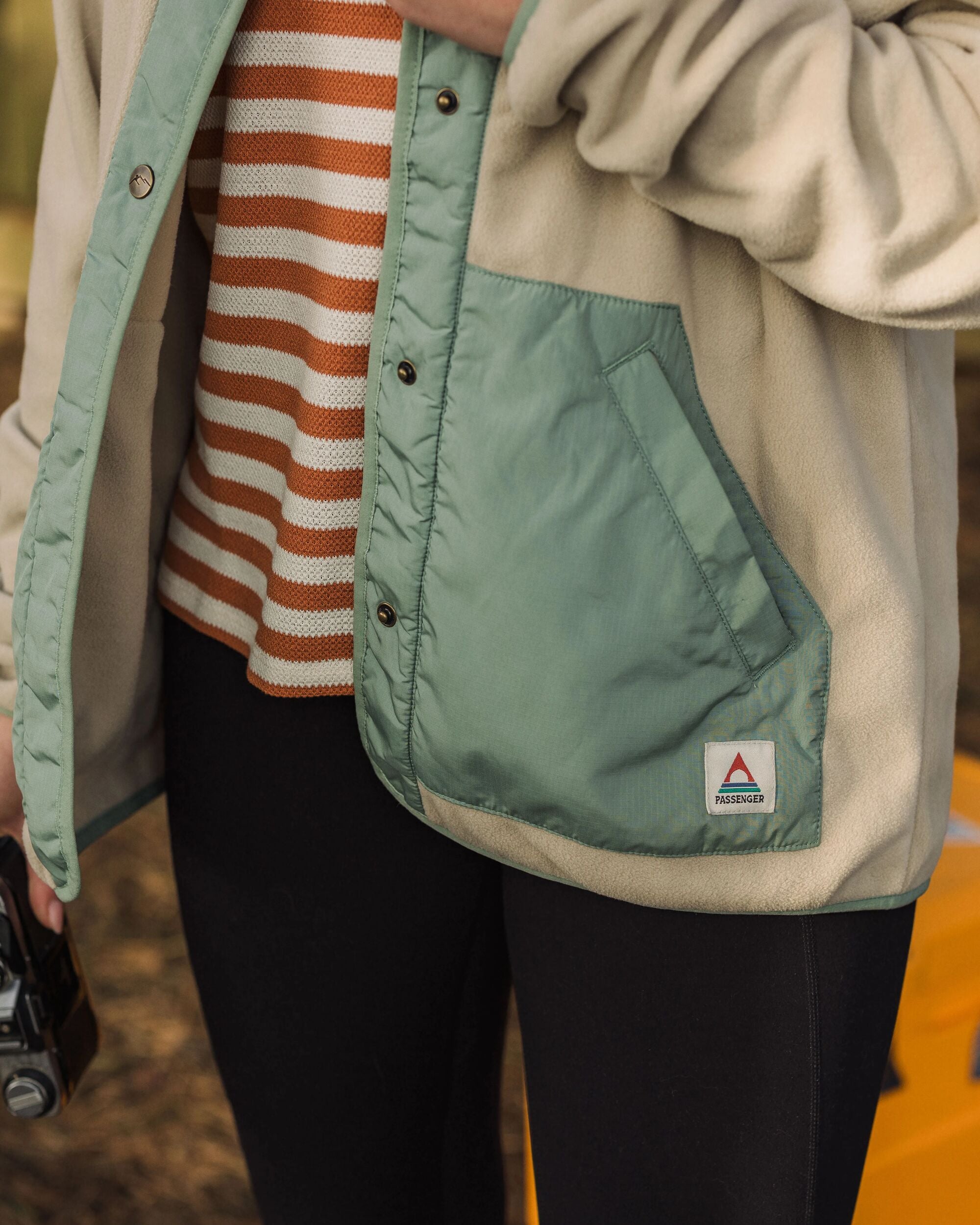 Navegado Recycled Polar Fleece - Oatmeal - Lifestyle