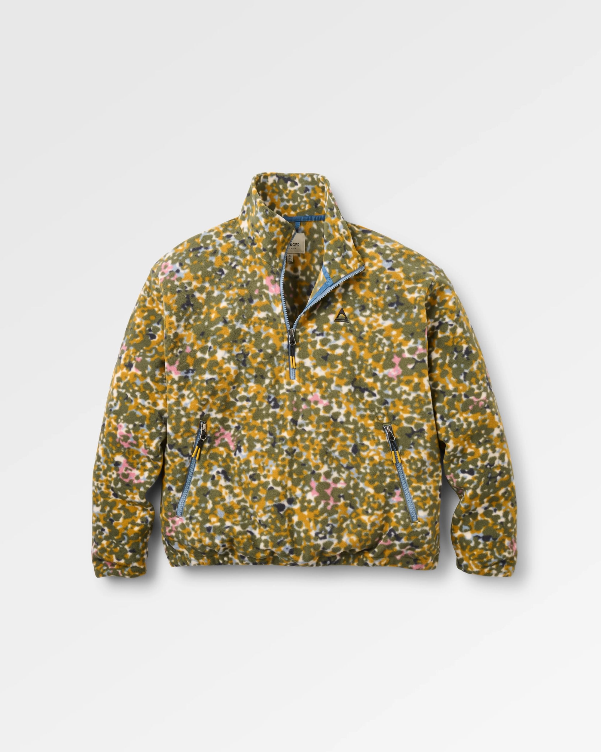 Ayla Micro Polartec® Fleece - Powder Camo Dusty Olive - Flatlay