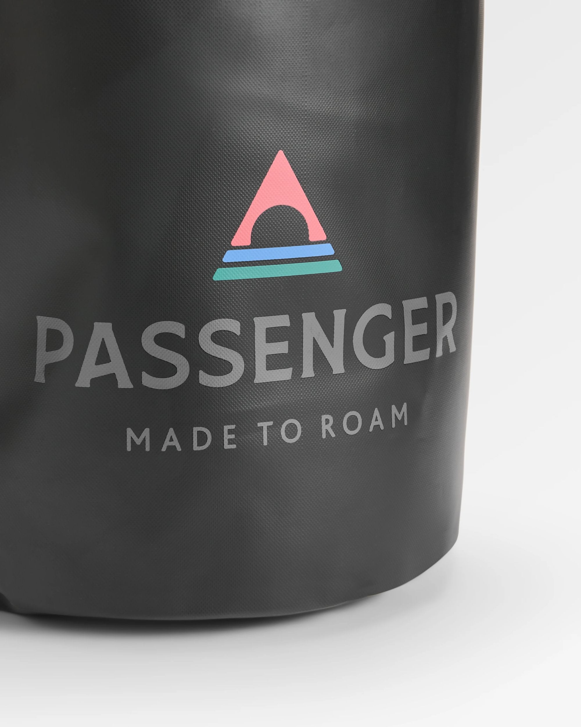 Tide 30L Recycled Dry Bag  - Black - Flatlay