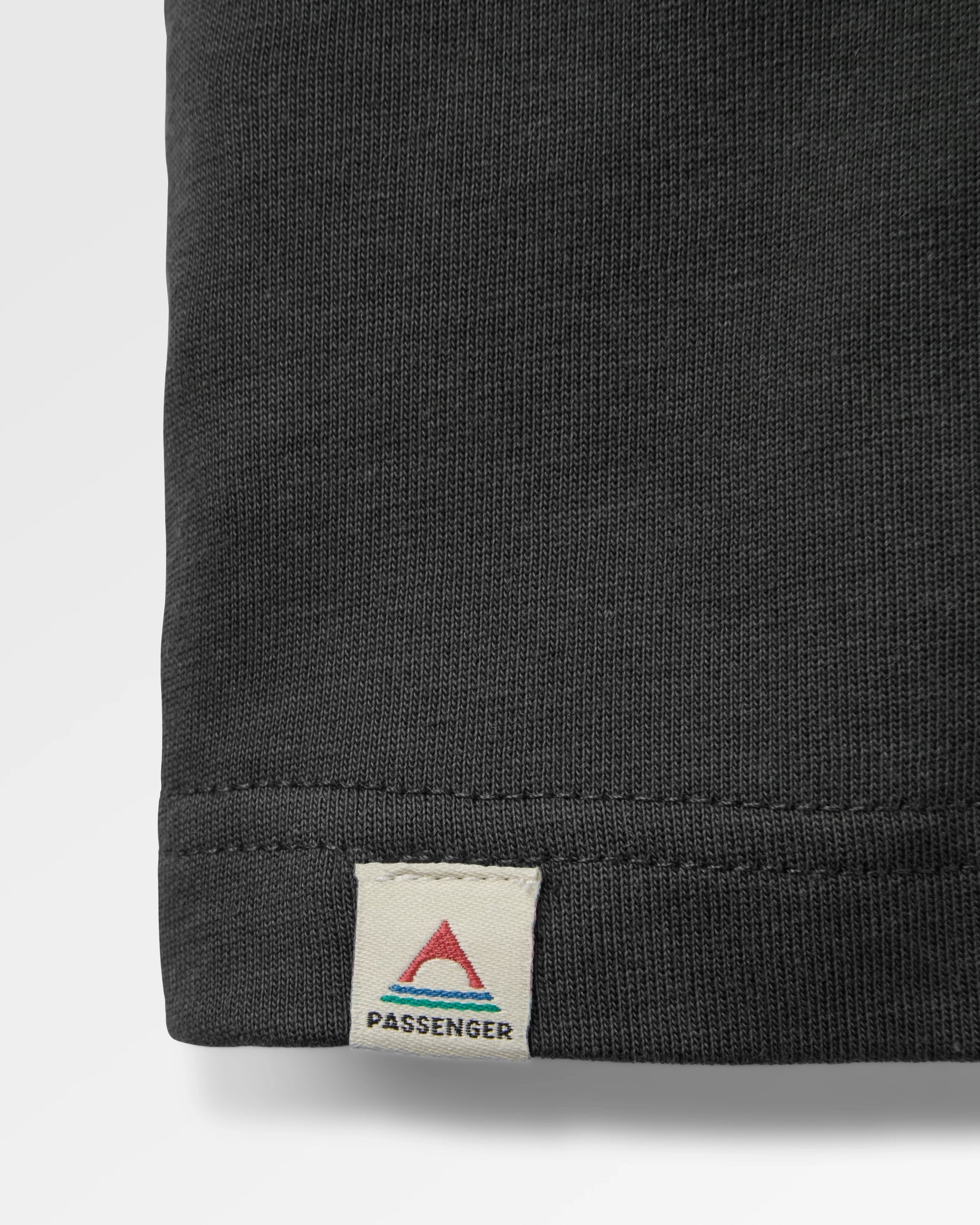 Pebble Relaxed Fit T-Shirt - Brambleberry/Faded Black - Flatlay