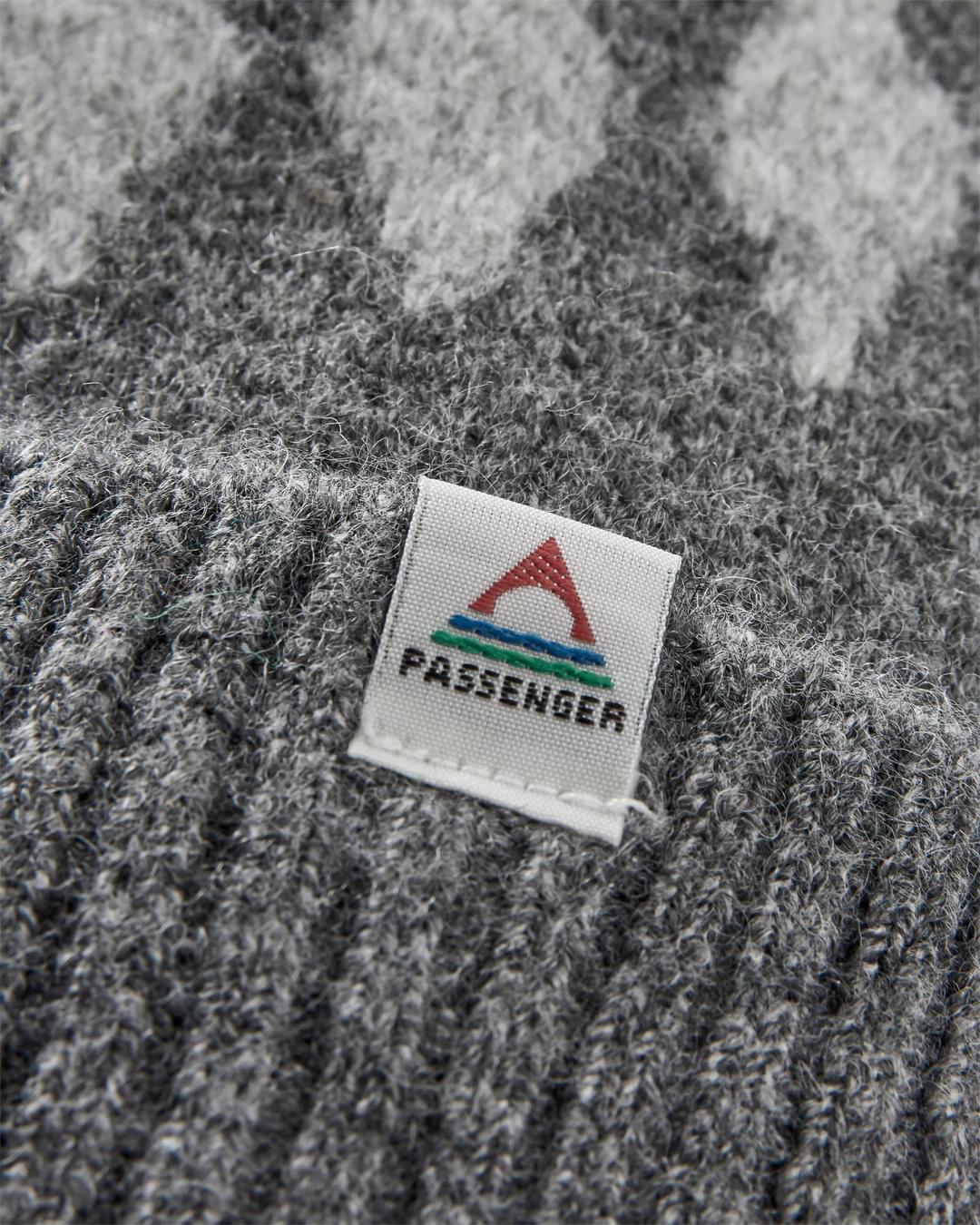 Snowdrop Recycled Bobble Hat - Grey Marl - Flatlay