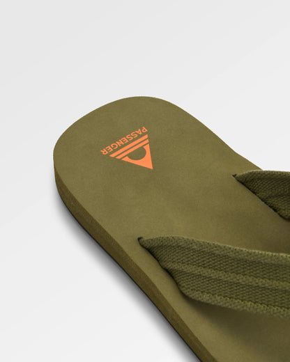 Santos Flip Flop 2.0 - Khaki - Flatlay