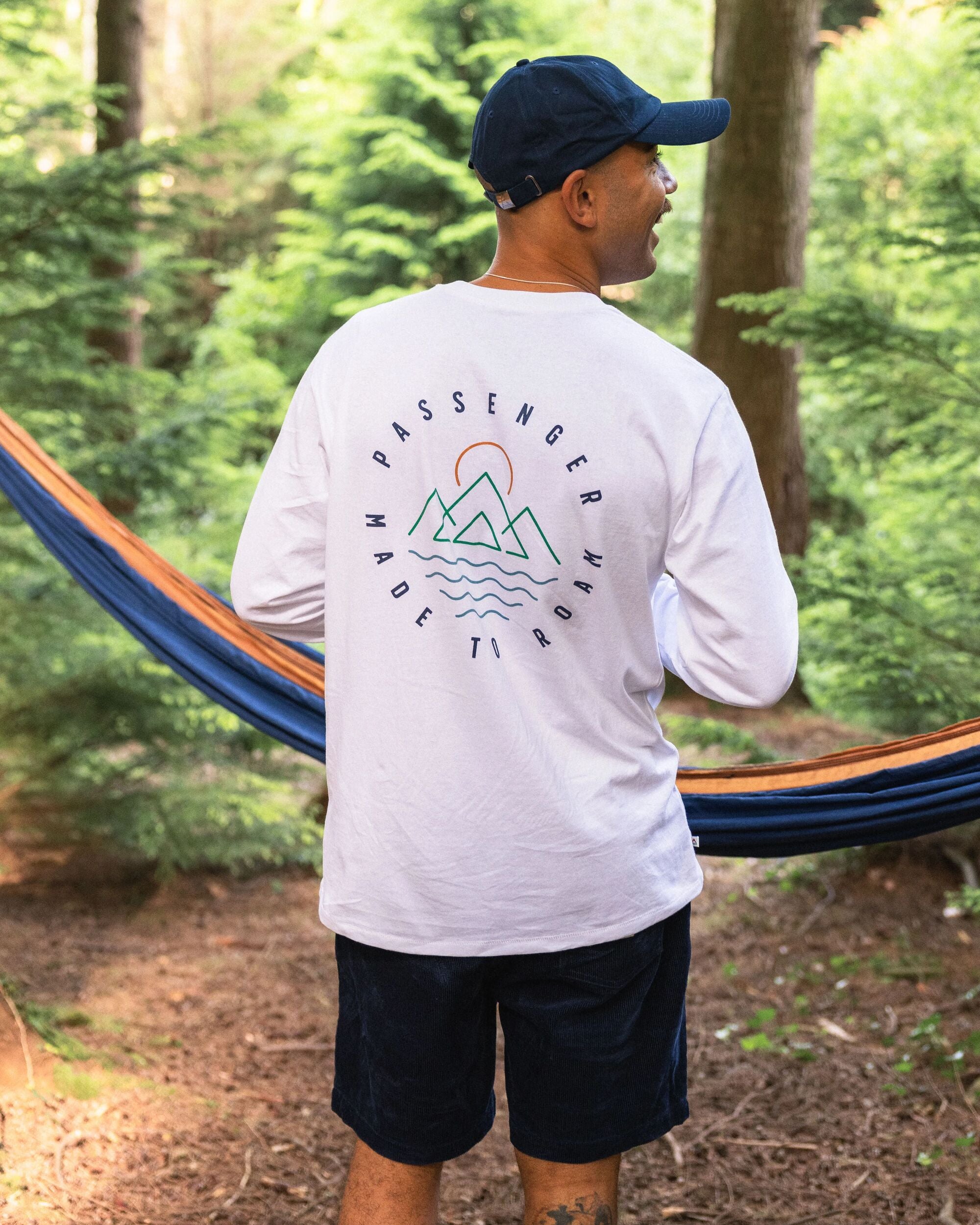 Escapism Recycled LS T-Shirt - White - Lifestyle