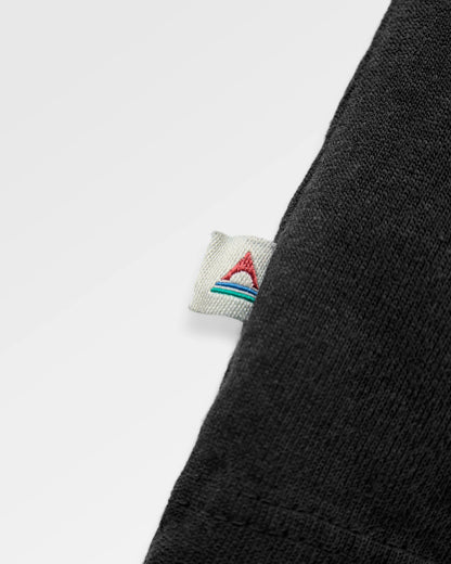 Roam Further Relaxed Fit LS T-shirt - Black - Flatlay