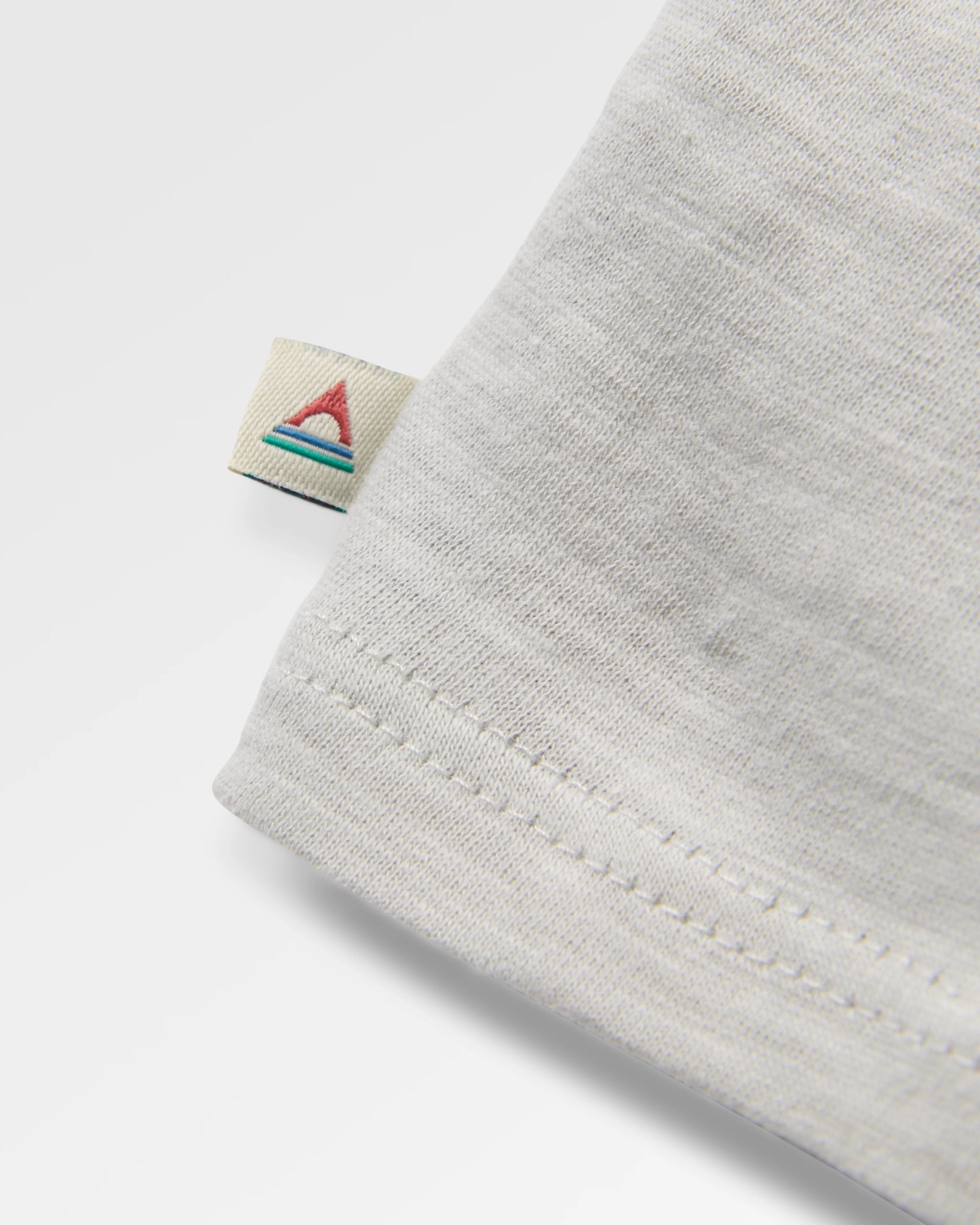 Explore Raglan T-Shirt - Light Grey Marl - Flatlay