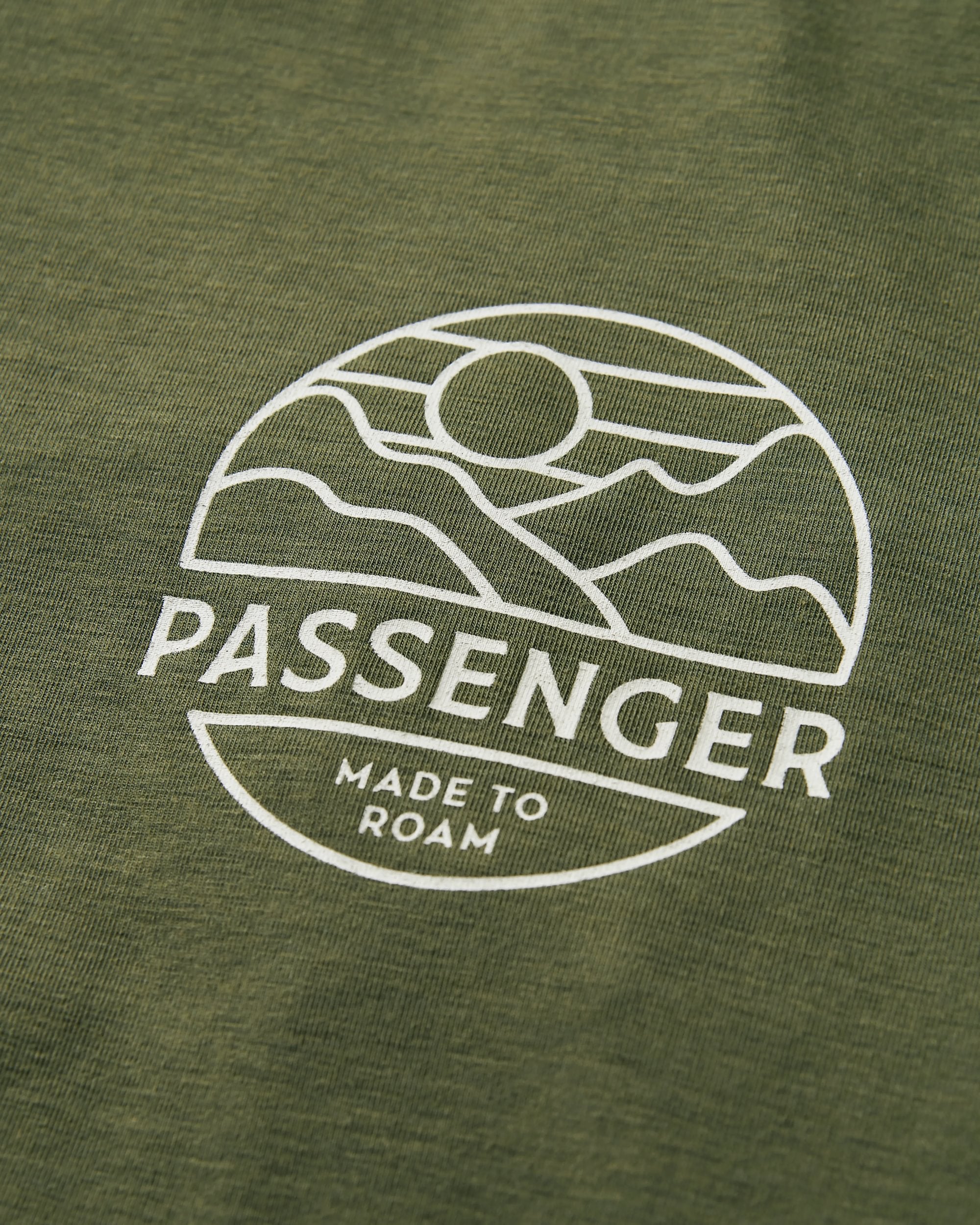 Sedona Recycled Active T-Shirt - Khaki - Flatlay