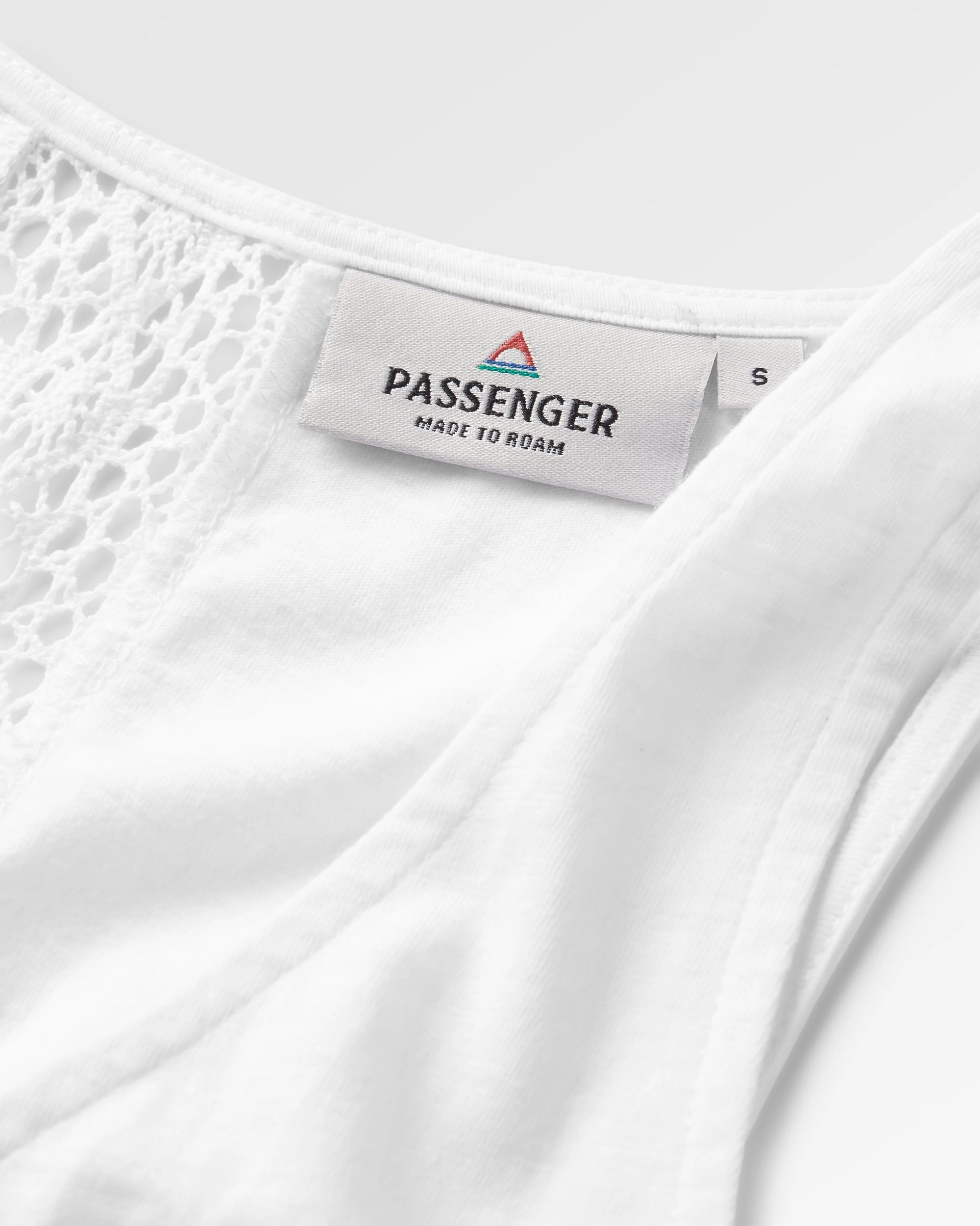 Rivergate Organic Cotton Top - White - Flatlay