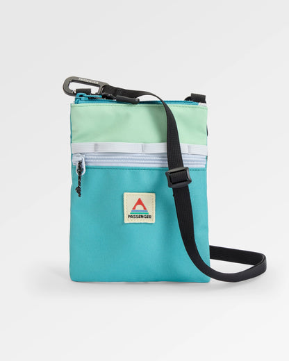 Journey Crossbody Bag - Mediterranean/ Ocean Teal - Flatlay