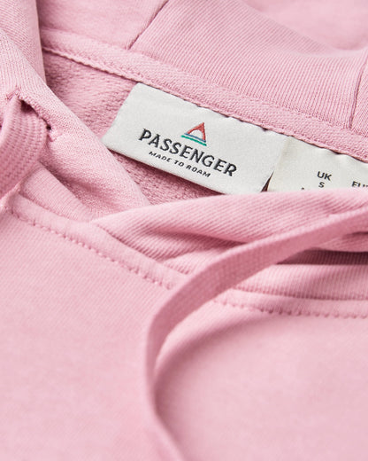 Remote Recycled Cotton Hoodie - Pink Haze - Flatlay