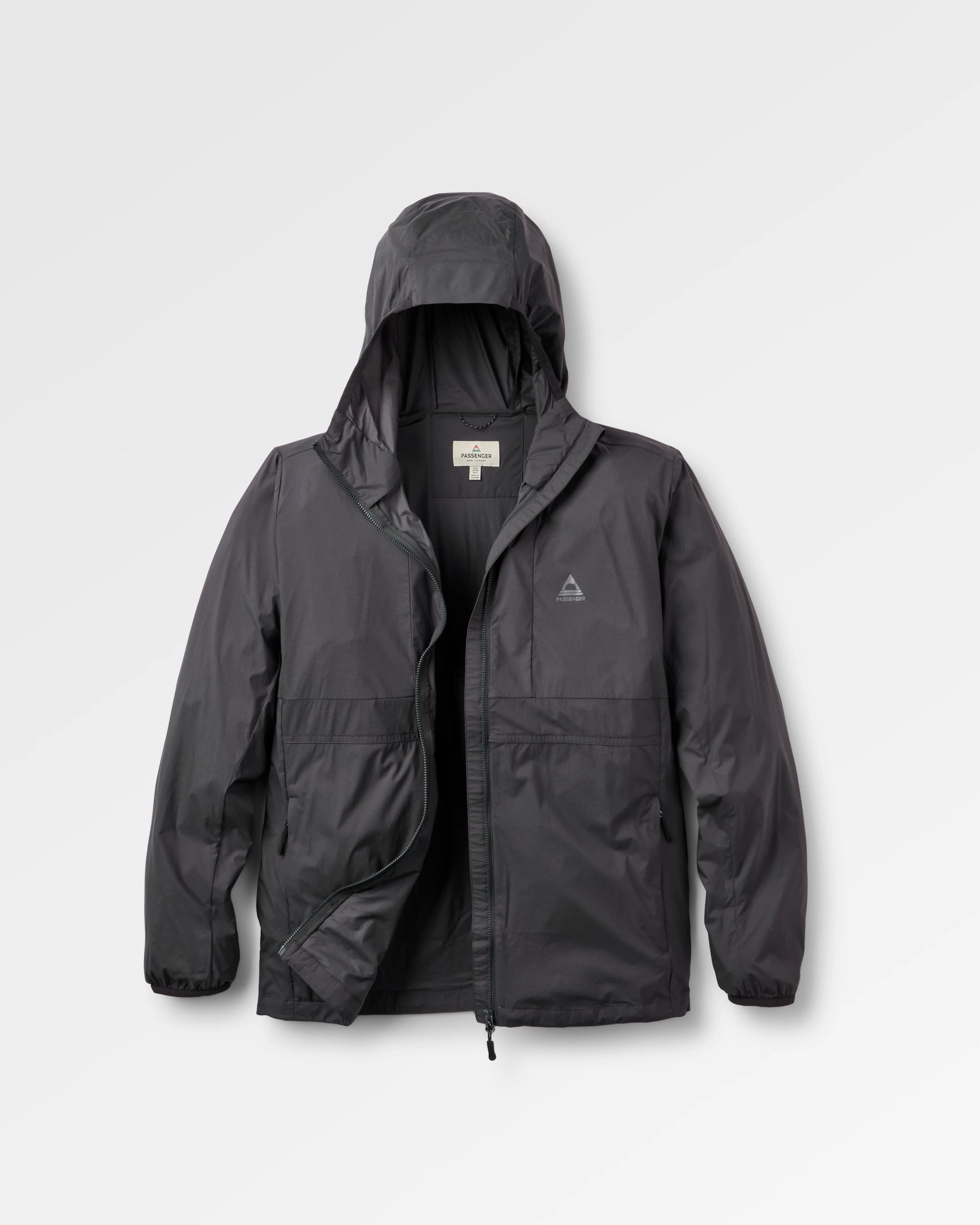 Viento Windshell Jacket - Faded Black - Flatlay