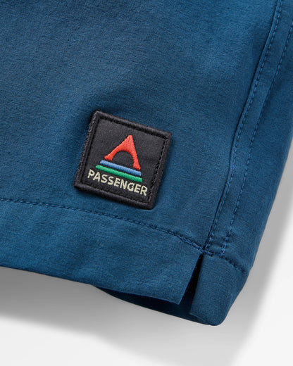 Traveller Organic All Purpose Short 2.0 - Dark Denim - Flatlay