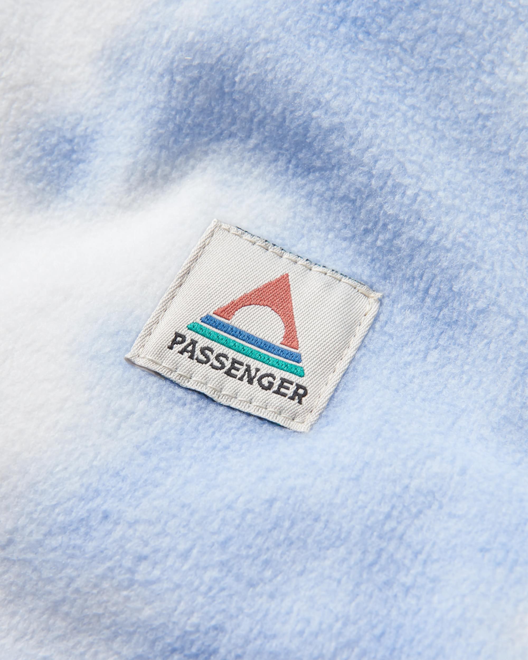 Sorrel Recycled Polar Fleece - Tie Dye Cornflower - Flatlay