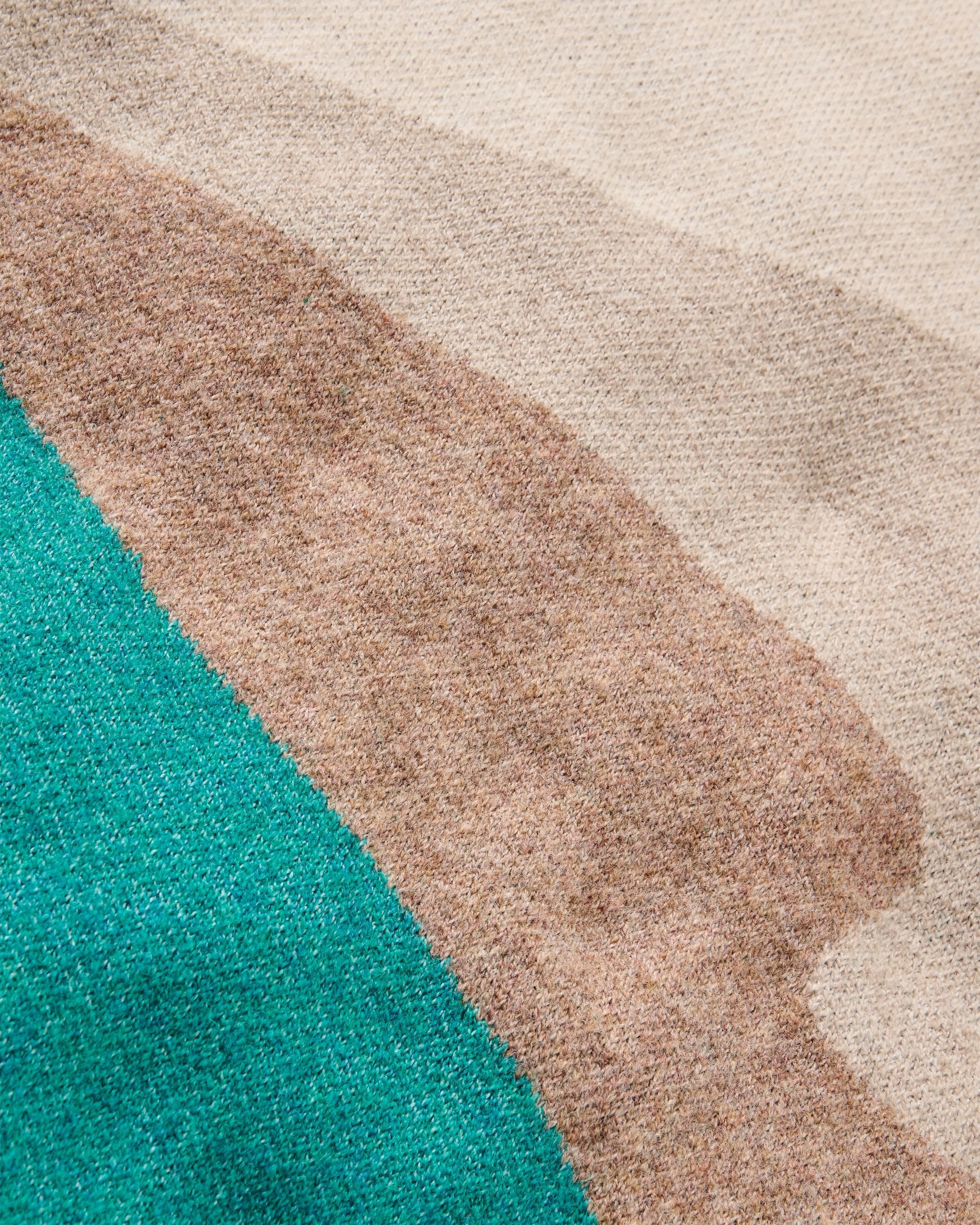 Scenic Recycled Knitted Jumper - Scenic Oat - Flatlay