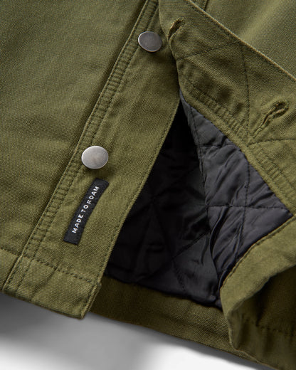 Falcon Organic Canvas Jacket - Khaki