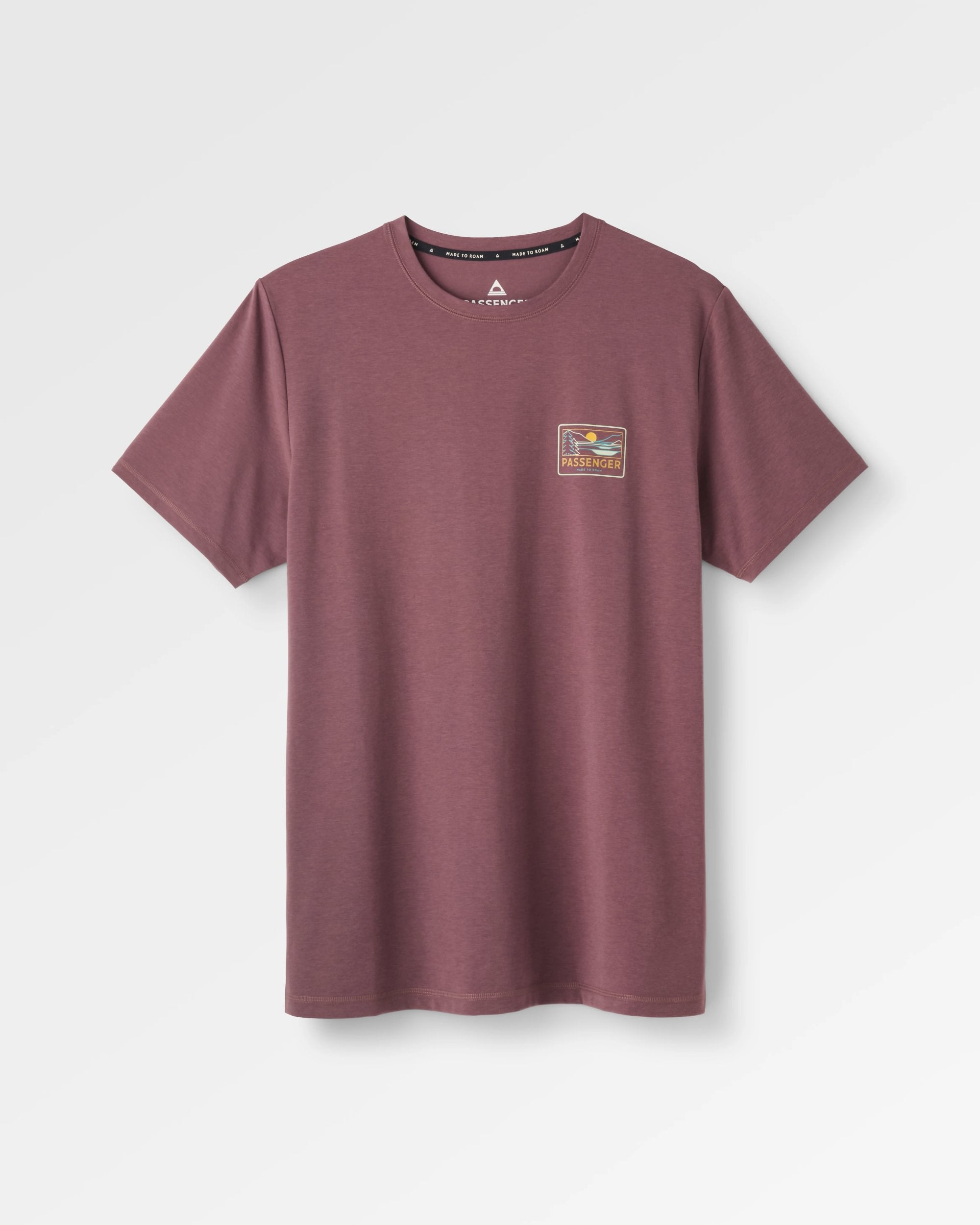 Roamer Men's Drirelease® Active T-Shirt - Brambleberry - Flatlay