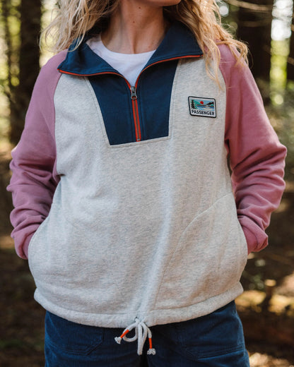 Jazz Smock Sweatshirt - Grey Marl - Lifestyle