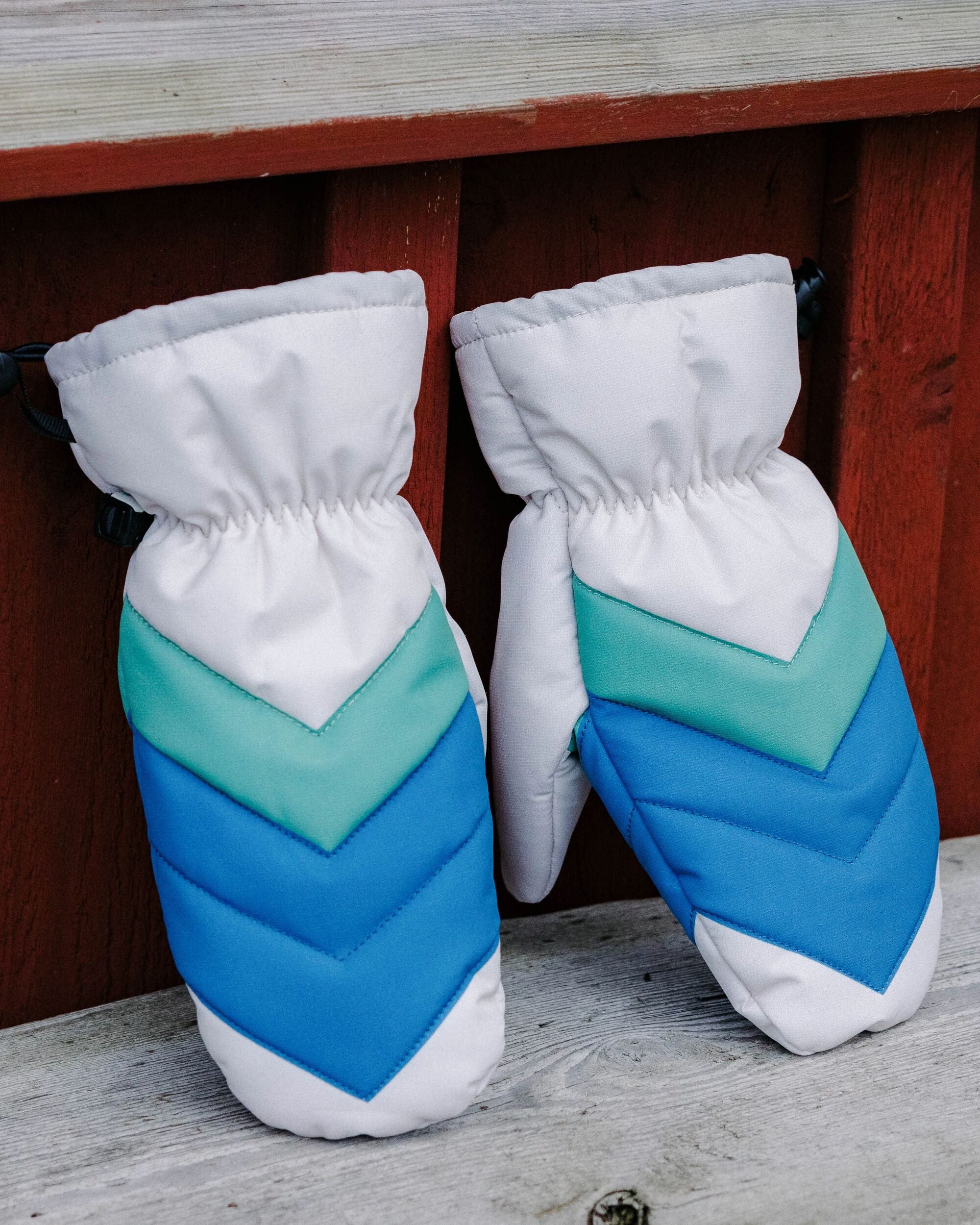 Moonlight Mittens - Azure Blue Birch Multi - Lifestyle