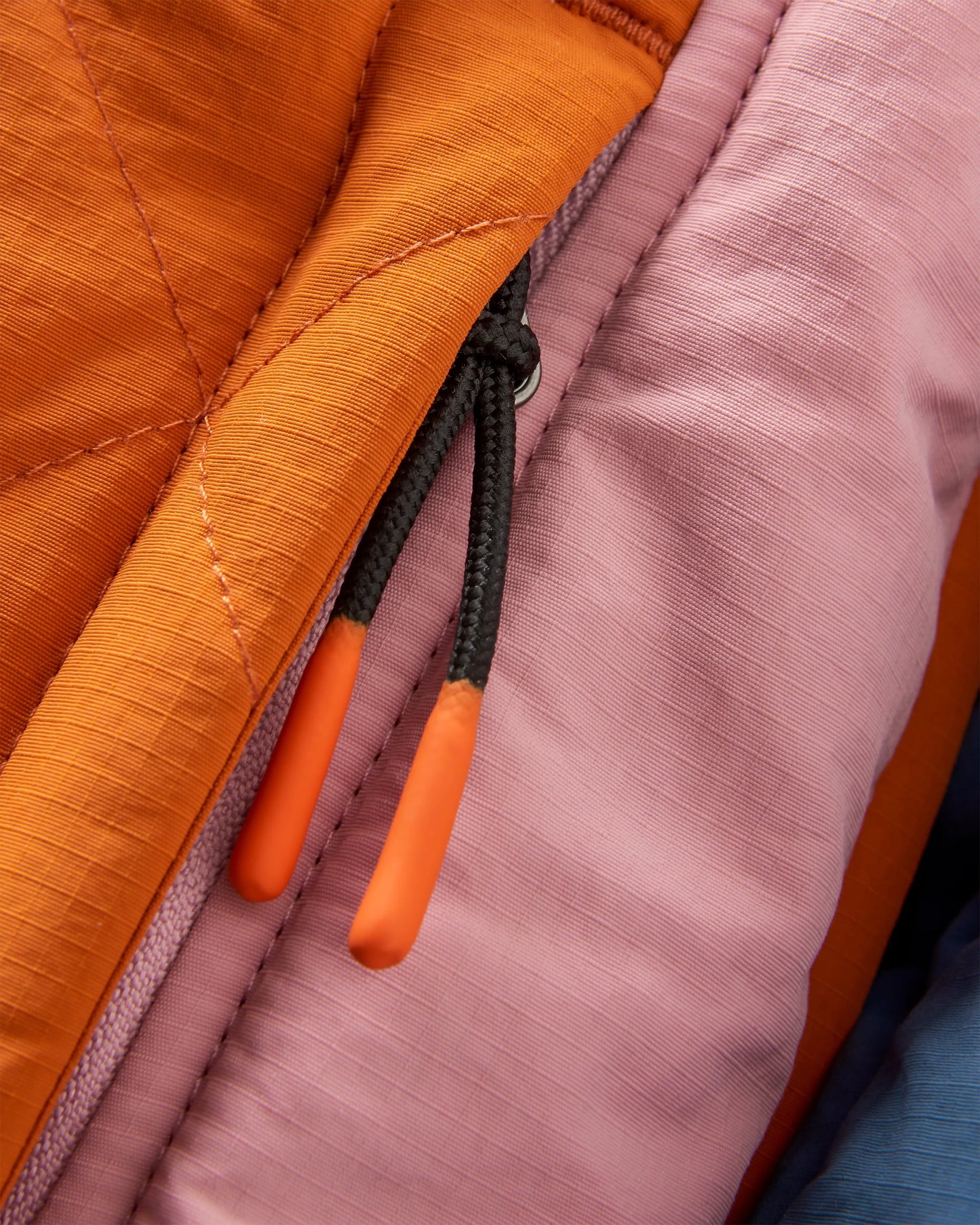 Ocean Recycled Insulated Jacket - Dark Denim/Sunset Orange