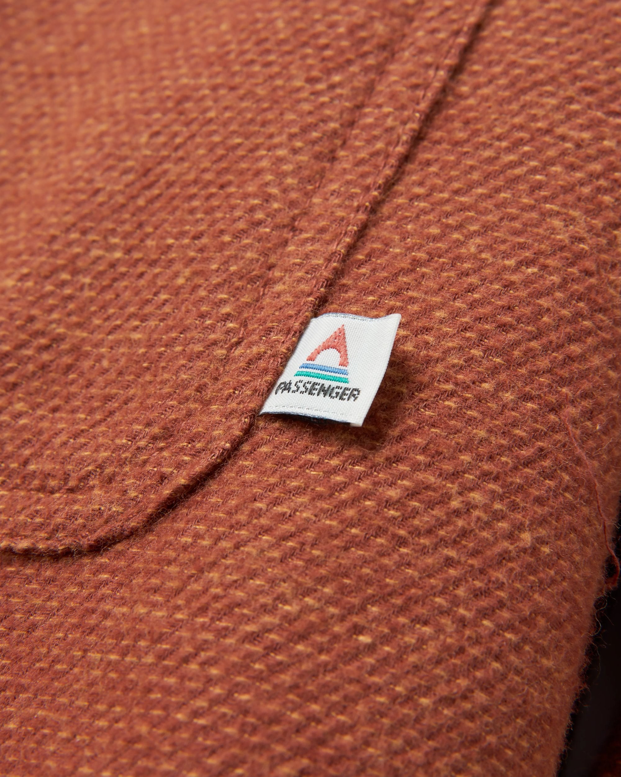 Backcountry Flannel Shirt - Cappuccino/Dusty Ochre - Flatlay