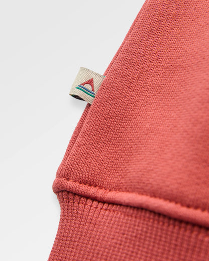 Reflect Patch Sweatshirt - Redwood - Flatlay