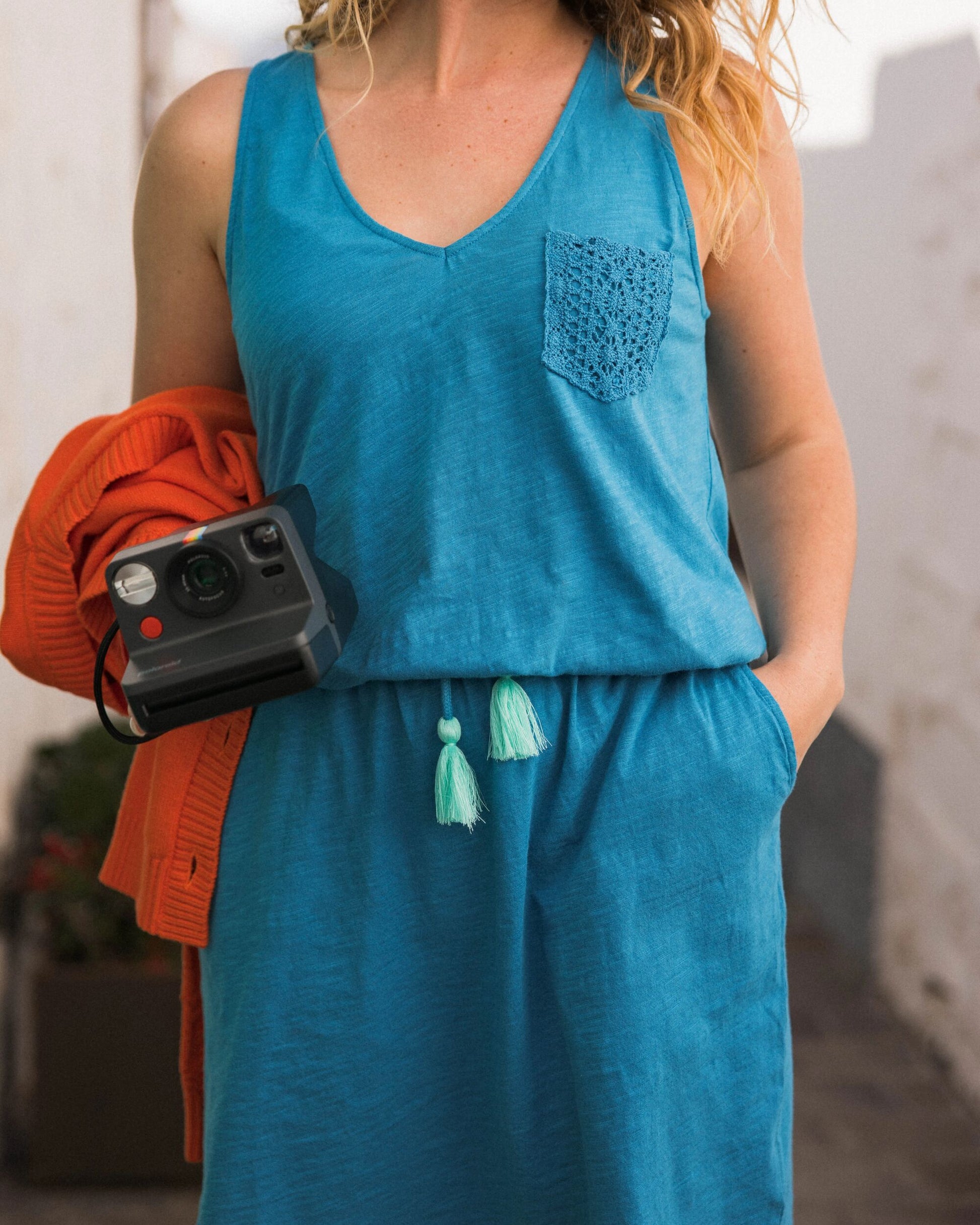 Rivergate Recycled Cotton Dress - Bluejay - Lifestyle