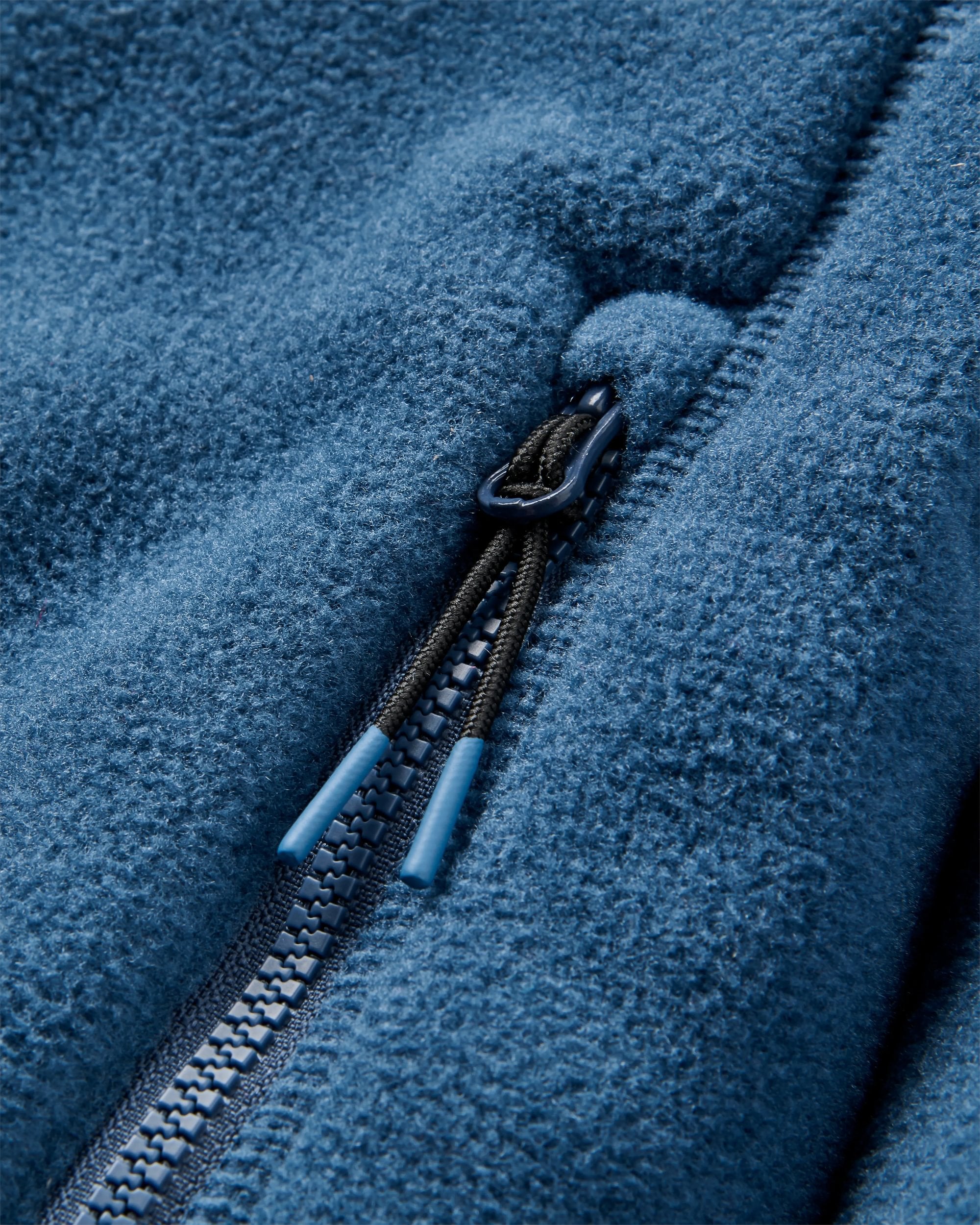 Sierrascape Men's Recycled Polartec® Fleece Hoodie - Dark Denim - Flatlay