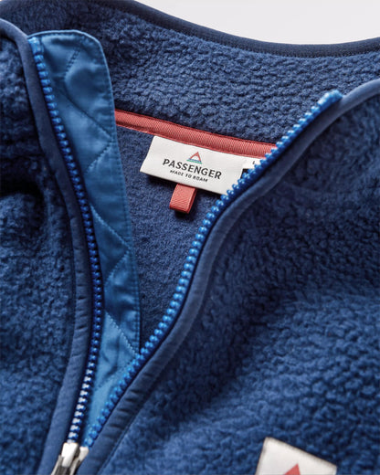 Tripper 2.0 Full Zip Recycled Sherpa Fleece - Rich Navy