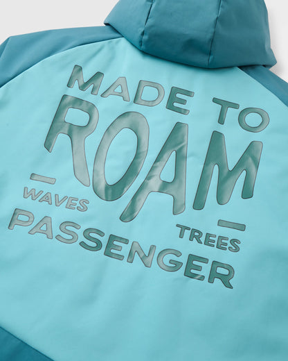 Riptide Lightweight Changing Robe - Mediterranean/ Ocean Teal - Flatlay