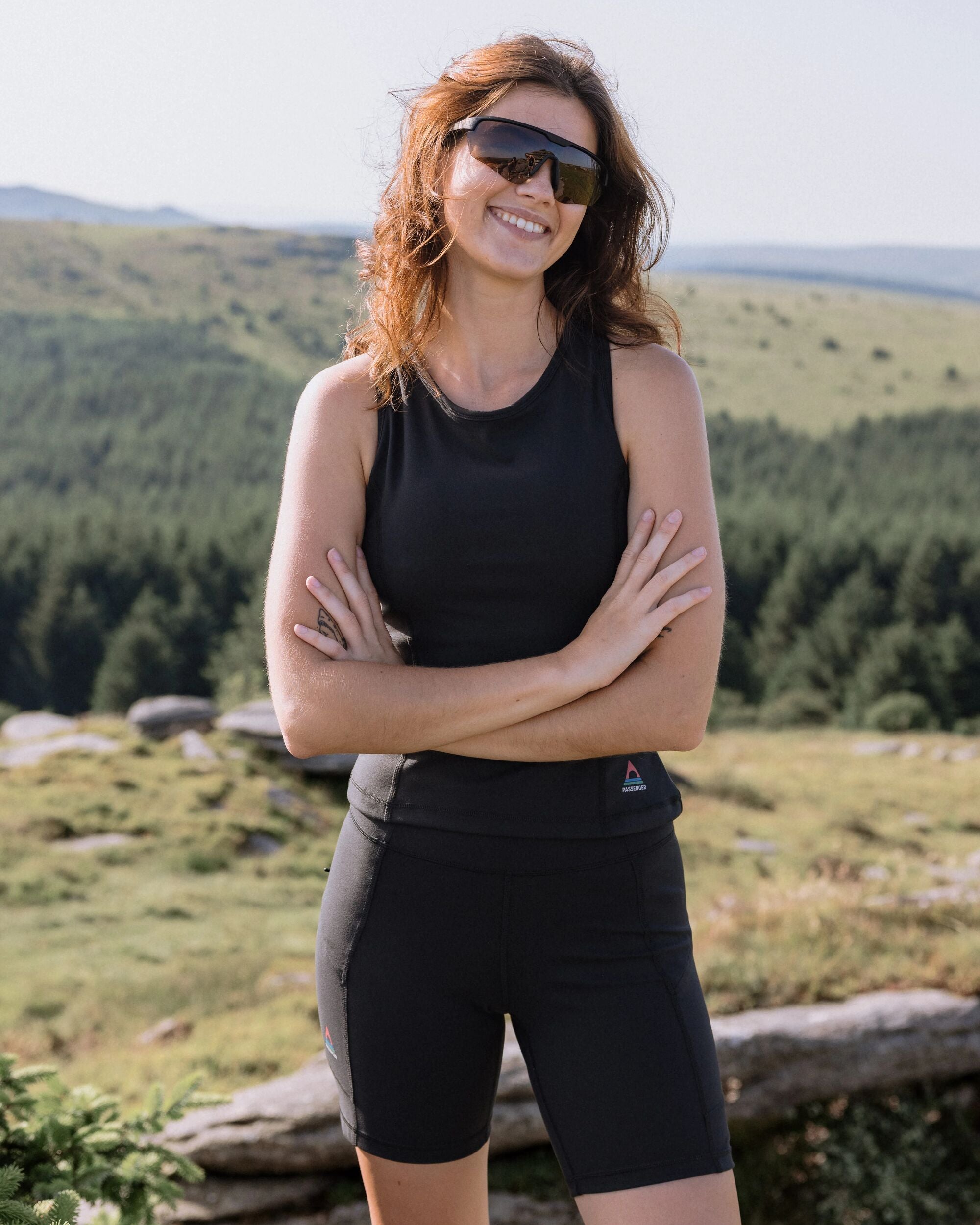 Solscape Active Vest  - Black/Clover - Lifestyle