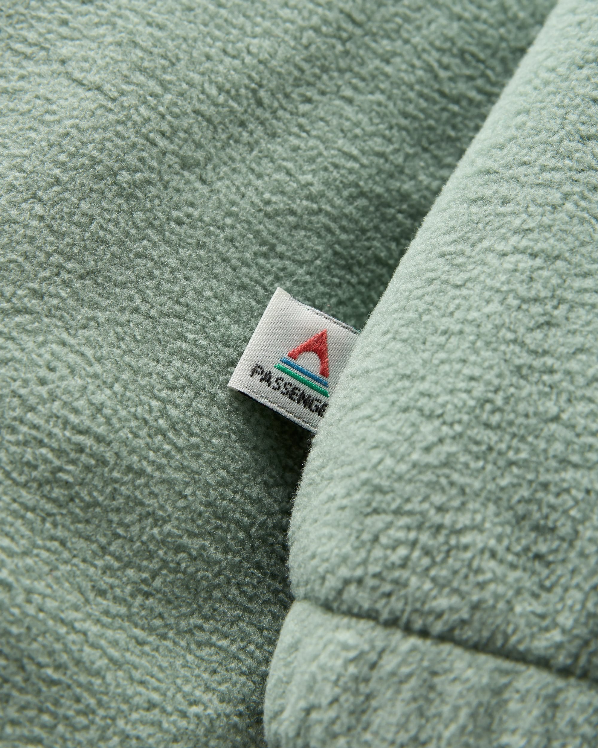Ayla Recycled Micro Polartec® Fleece - Pistachio - Flatlay