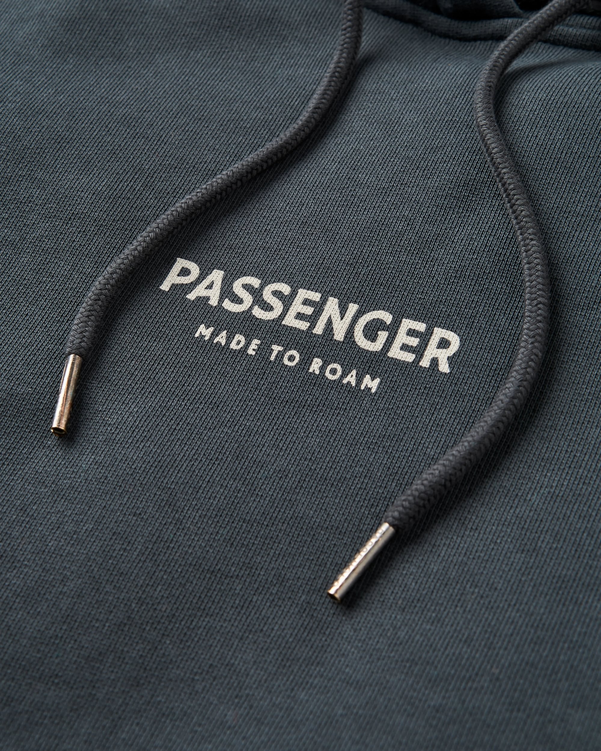 Passenger Relaxed Fit Hoodie - Black - Flatlay