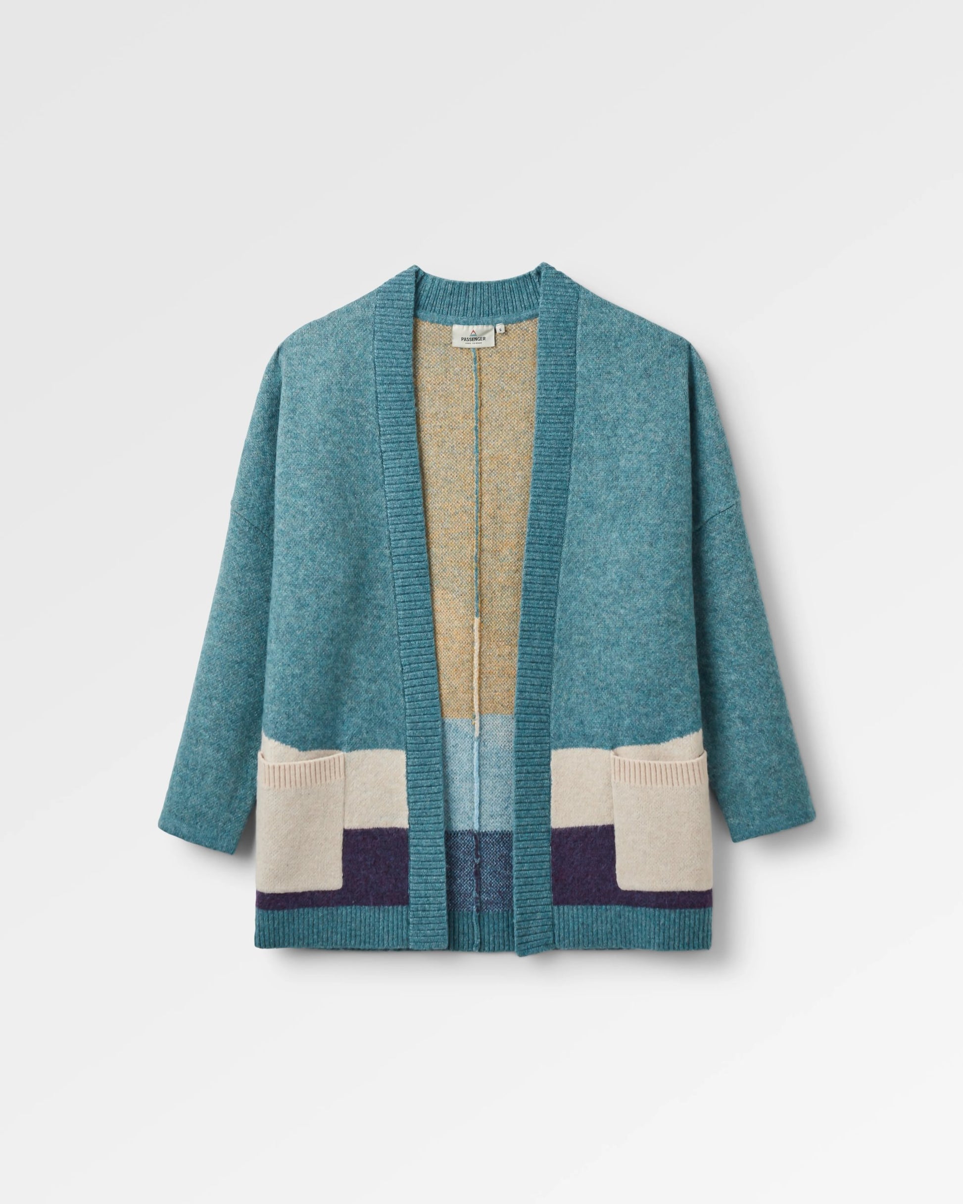 Vista Recycled Knitted Cardigan - Arctic