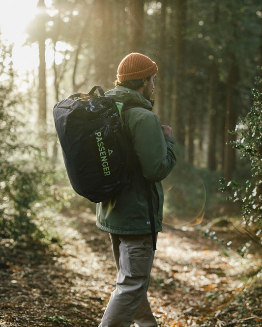 Roamer Recycled 40L Duffel Bag - Black - Lifestyle