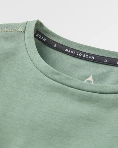 Roamscreen UPF50 Women's LS T-Shirt - Pistachio - Flatlay