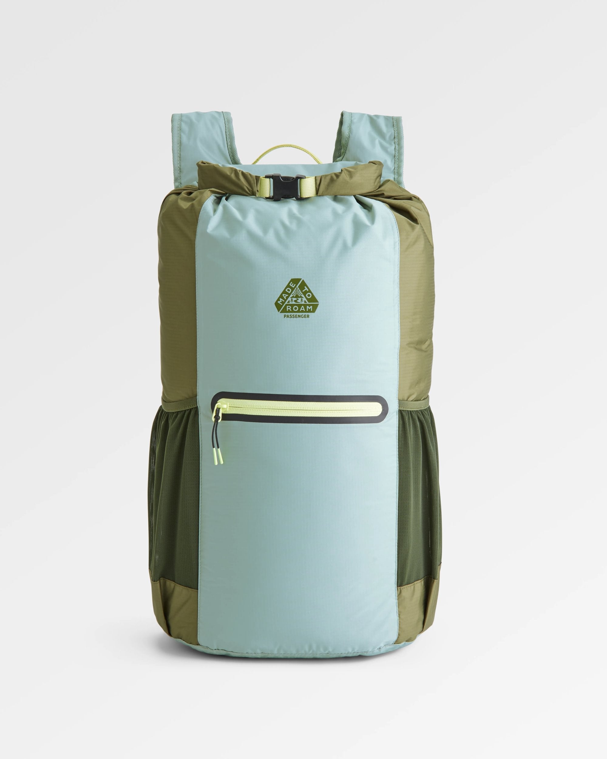 Trail Light Packbarer Rucksack aus recyceltem Material Khaki