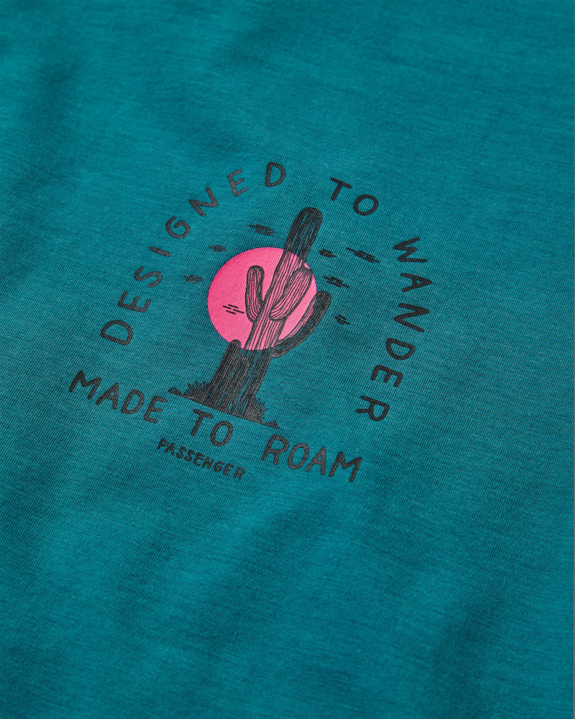 Ridescape Men's Active T-Shirt - Mediterranean - Flatlay