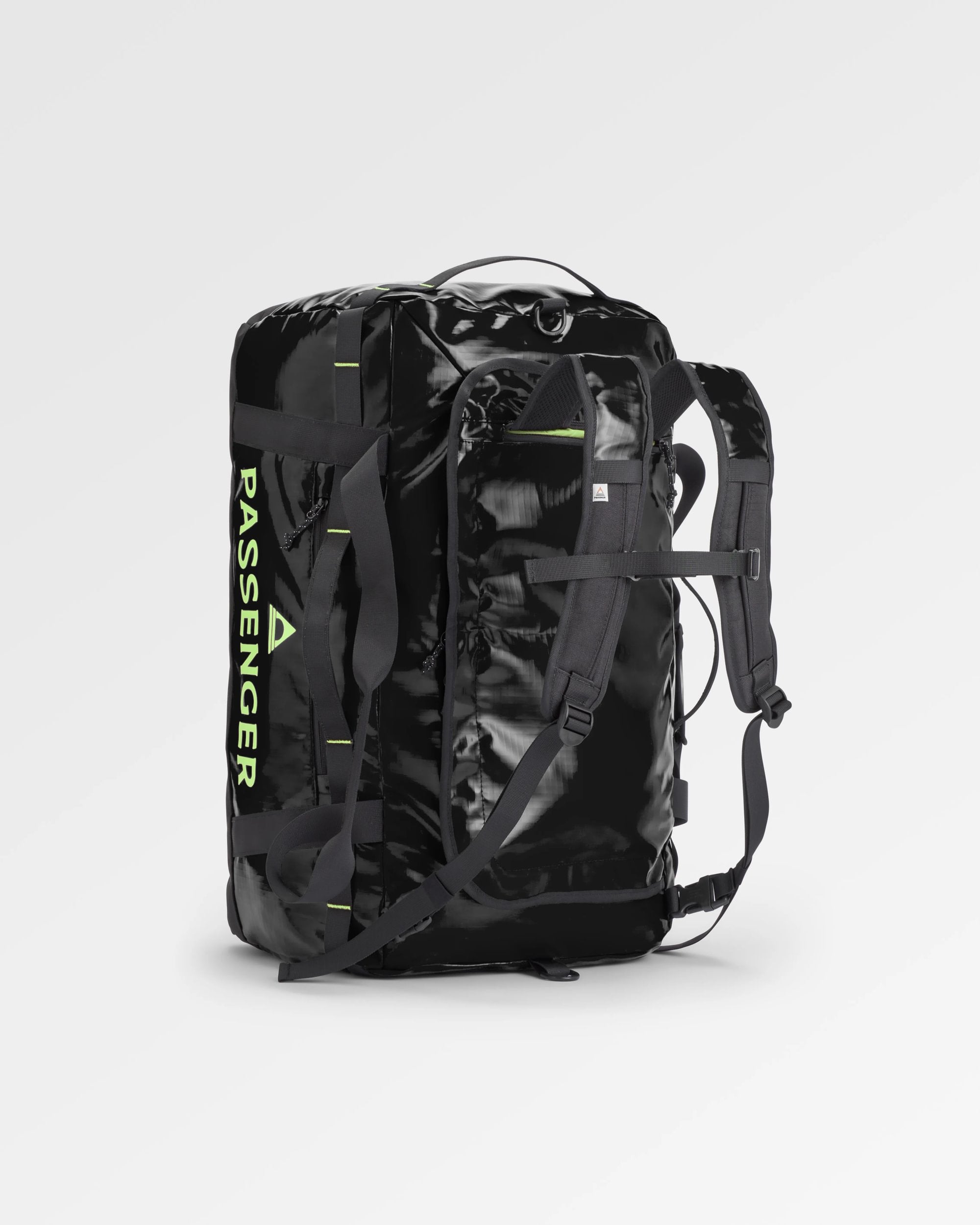 Roamer Recycled 40L Duffel Bag - Black - Flatlay