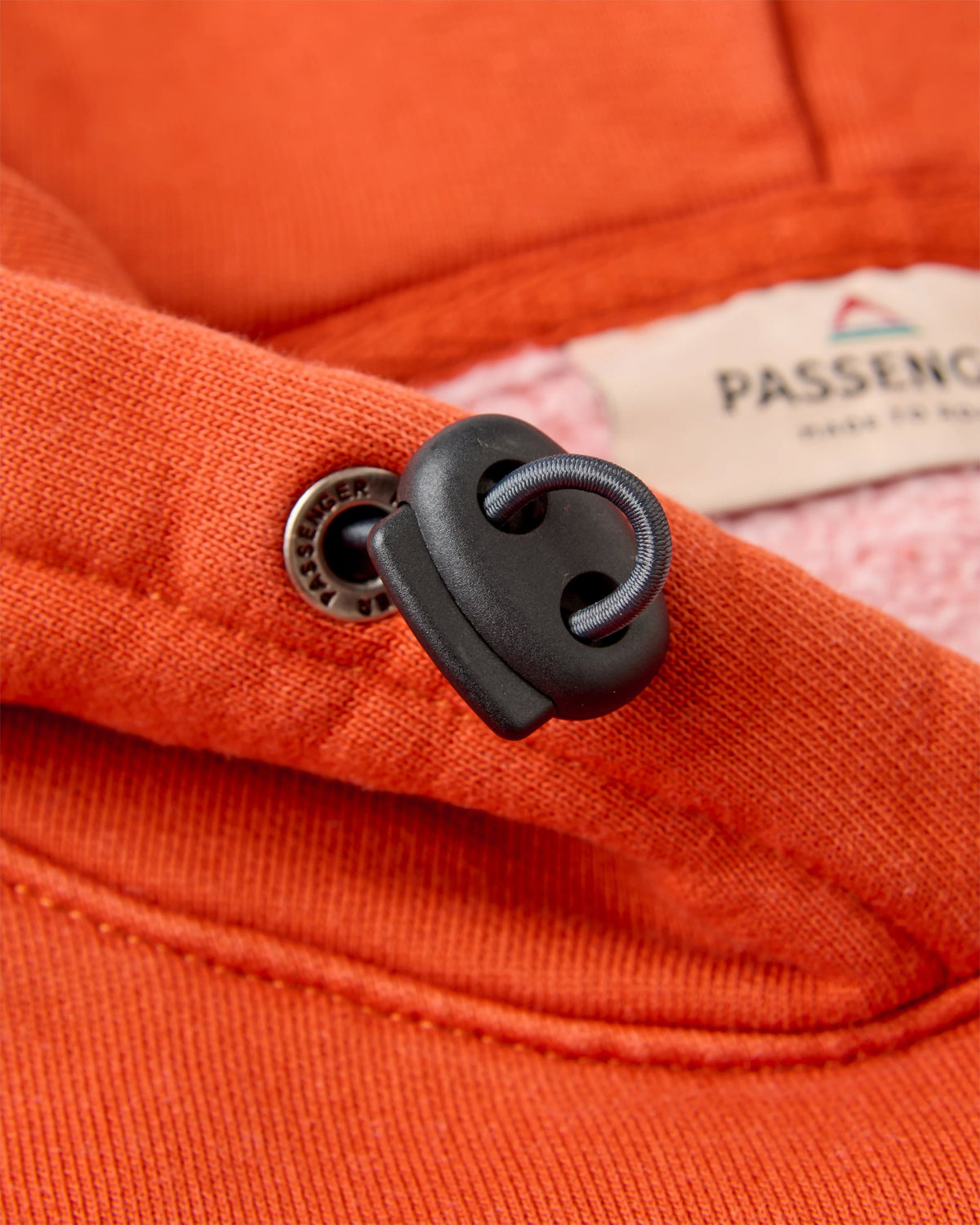 Boundless Relaxed Fit Hoodie - Dark Rust - Flatlay