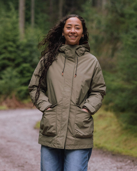 Alaska Isolierte Parka Staubiges Olive – Passenger