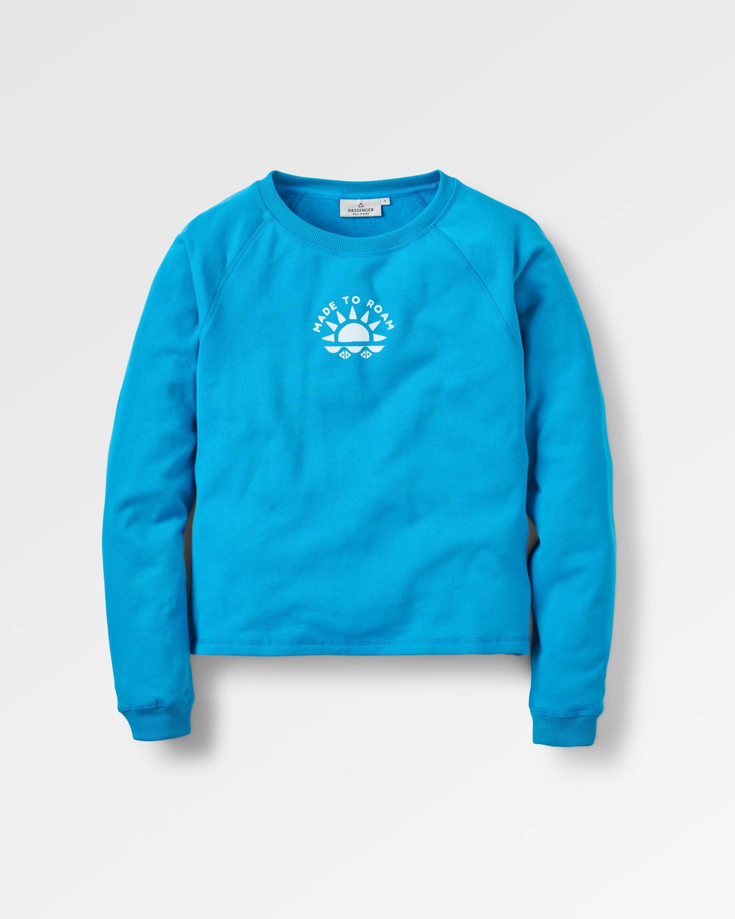 Sunburst Recycled Sweatshirt - Blue Pool