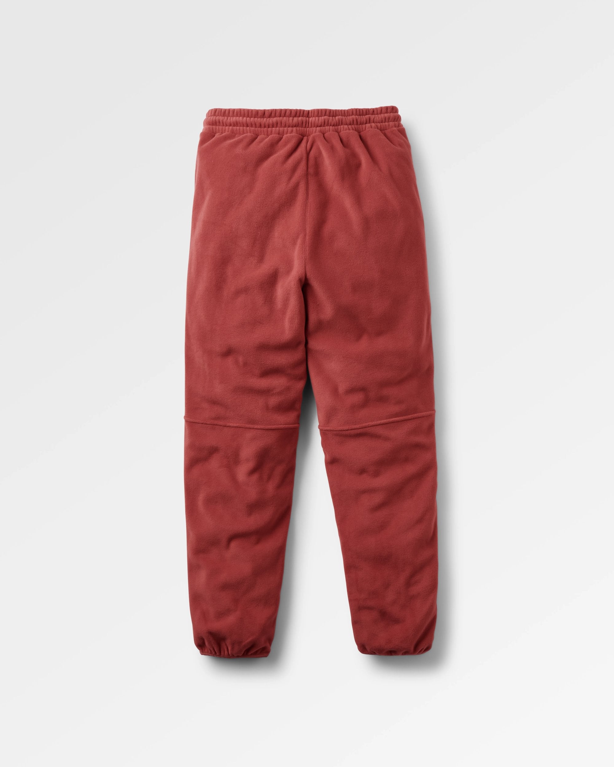Woodland Polartec® Fleece Jogger - Redwood - Flatlay